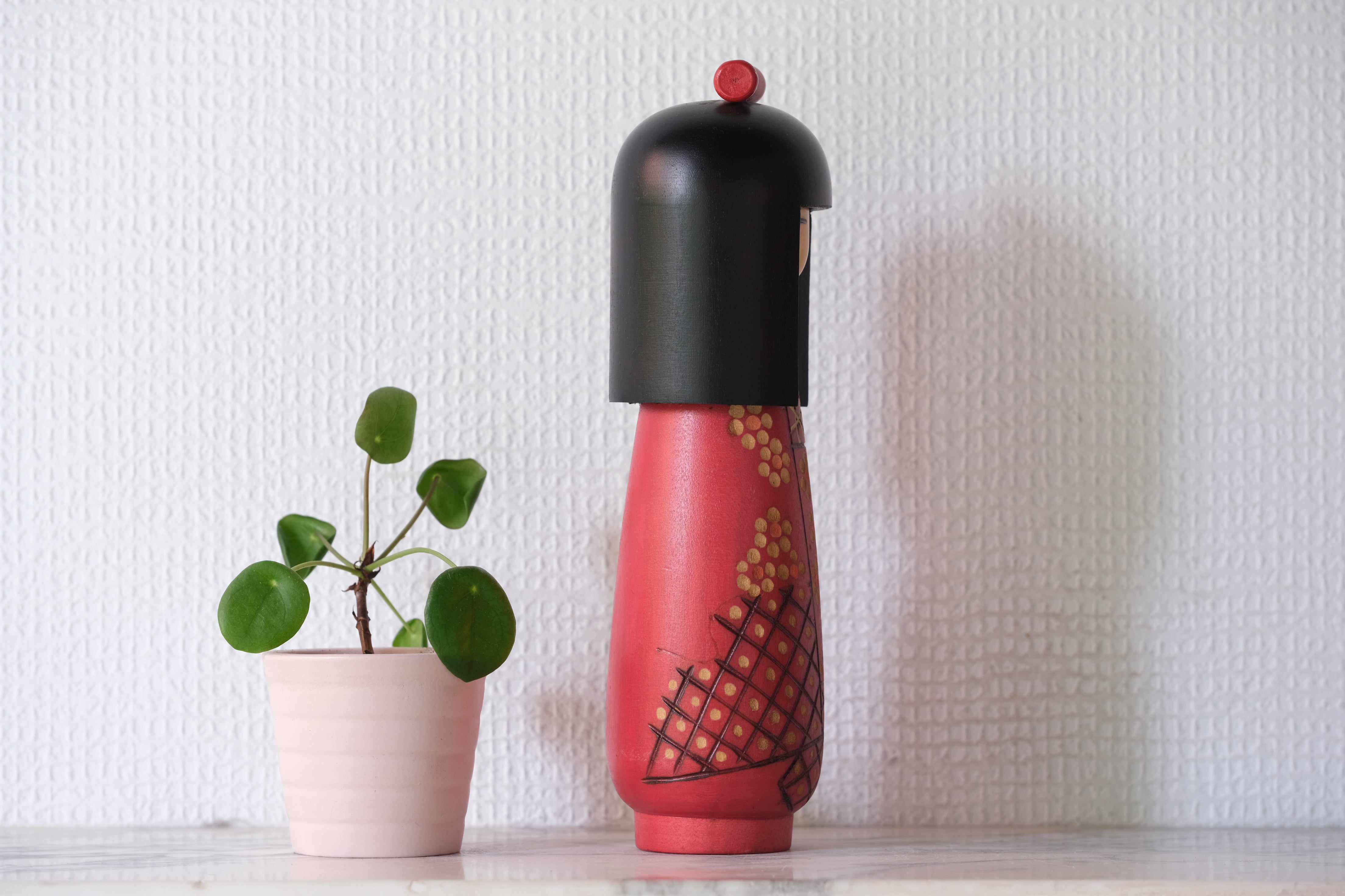 Vintage Gumma Kokeshi By Kazuo Takamizawa 高見沢一夫 (1927-) | 23 cm