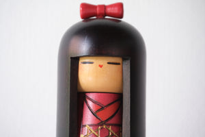 Vintage Gumma Kokeshi By Kazuo Takamizawa 高見沢一夫 (1927-) | 23 cm