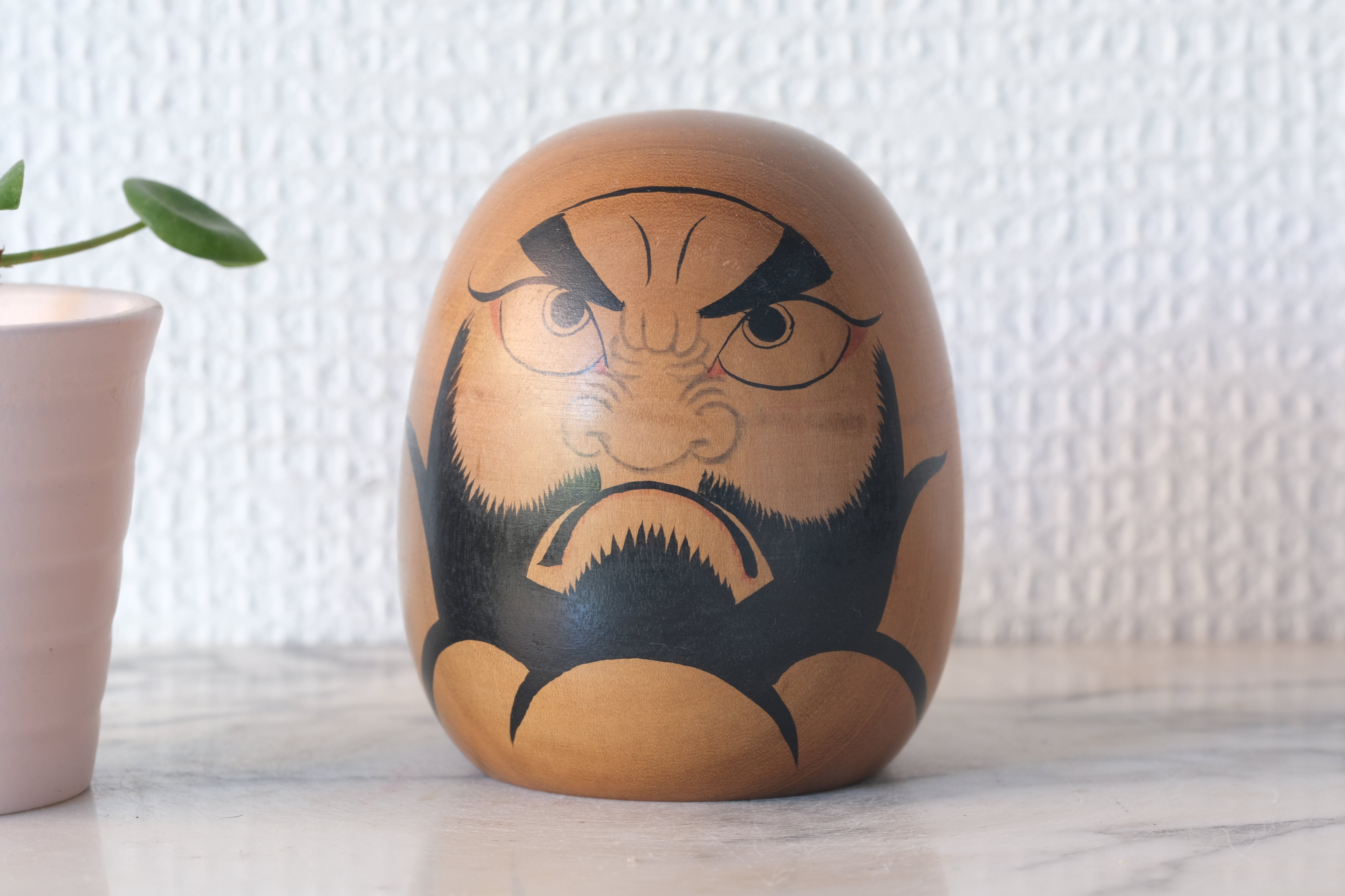 Rare Vintage Daruma | 8 cm