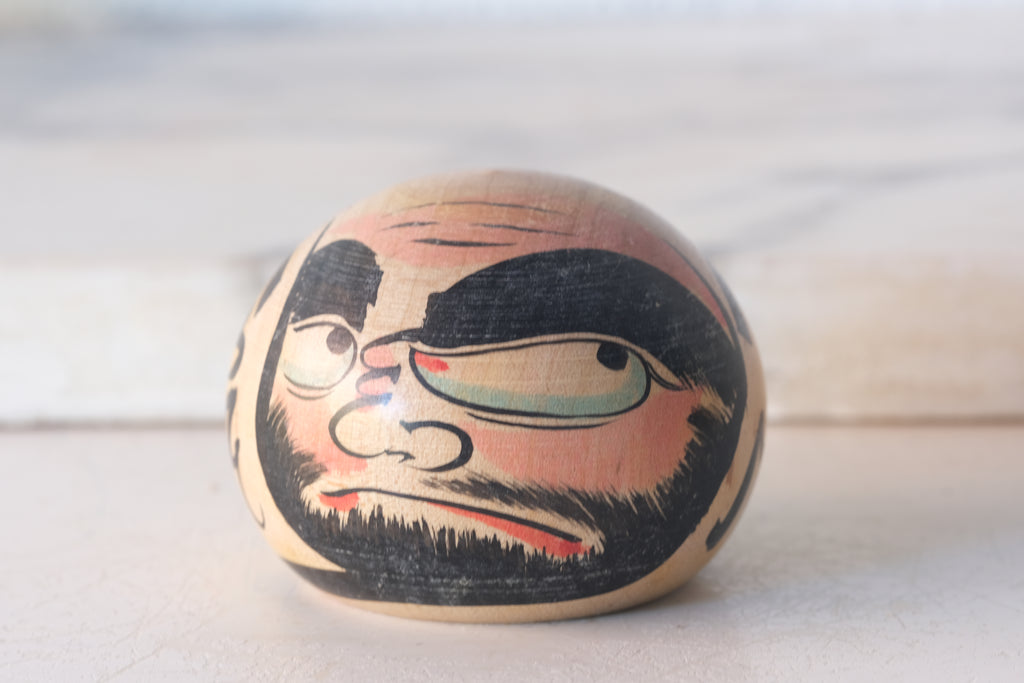 Vintage Daruma By Yoshiki Sato (1949-2007) | 4 cm