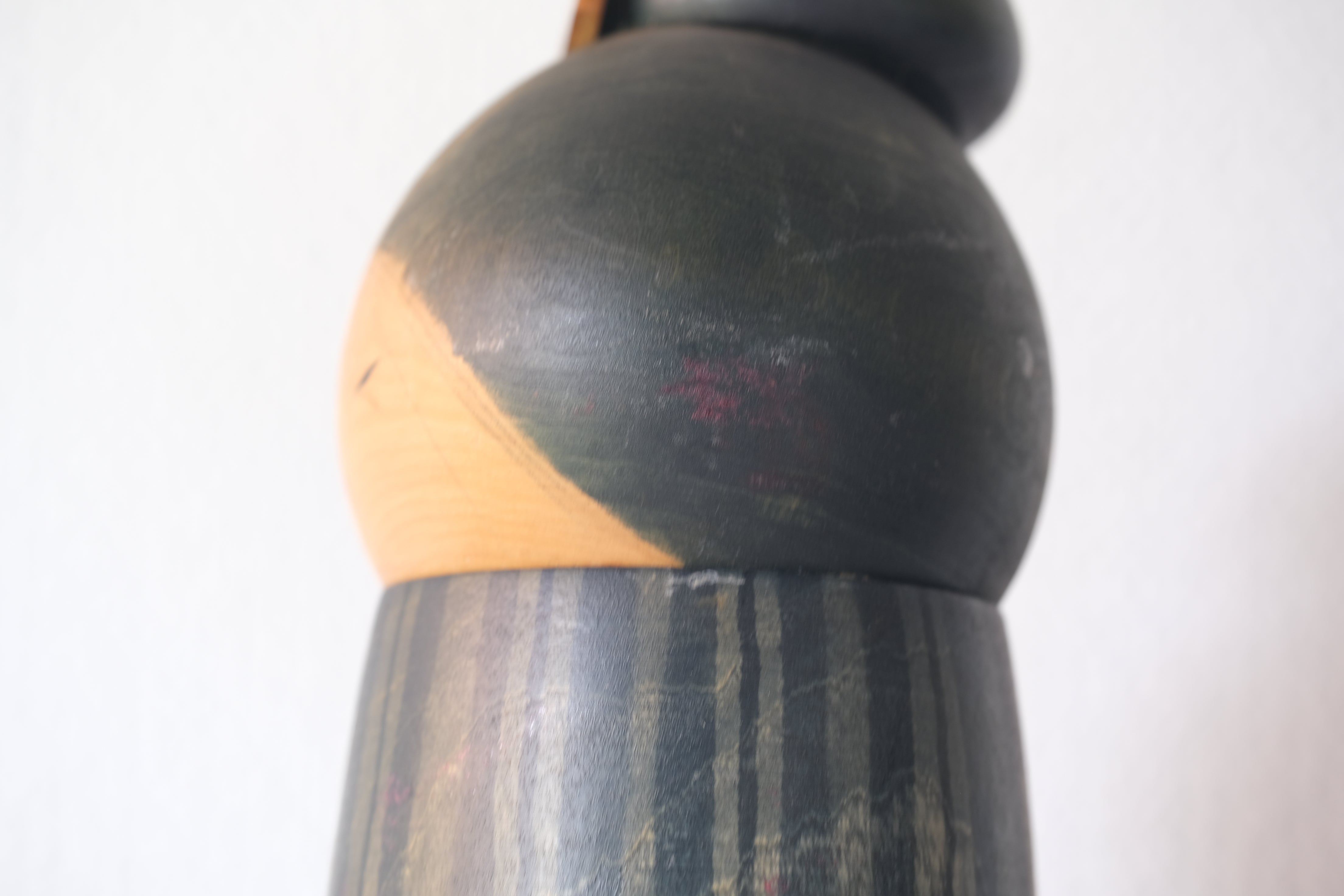 Exclusive Vintage Creative Kokeshi by Sansaku Sekiguchi (1925-2018) | Titled: Tsuya 艶 - Gloss | 31 cm