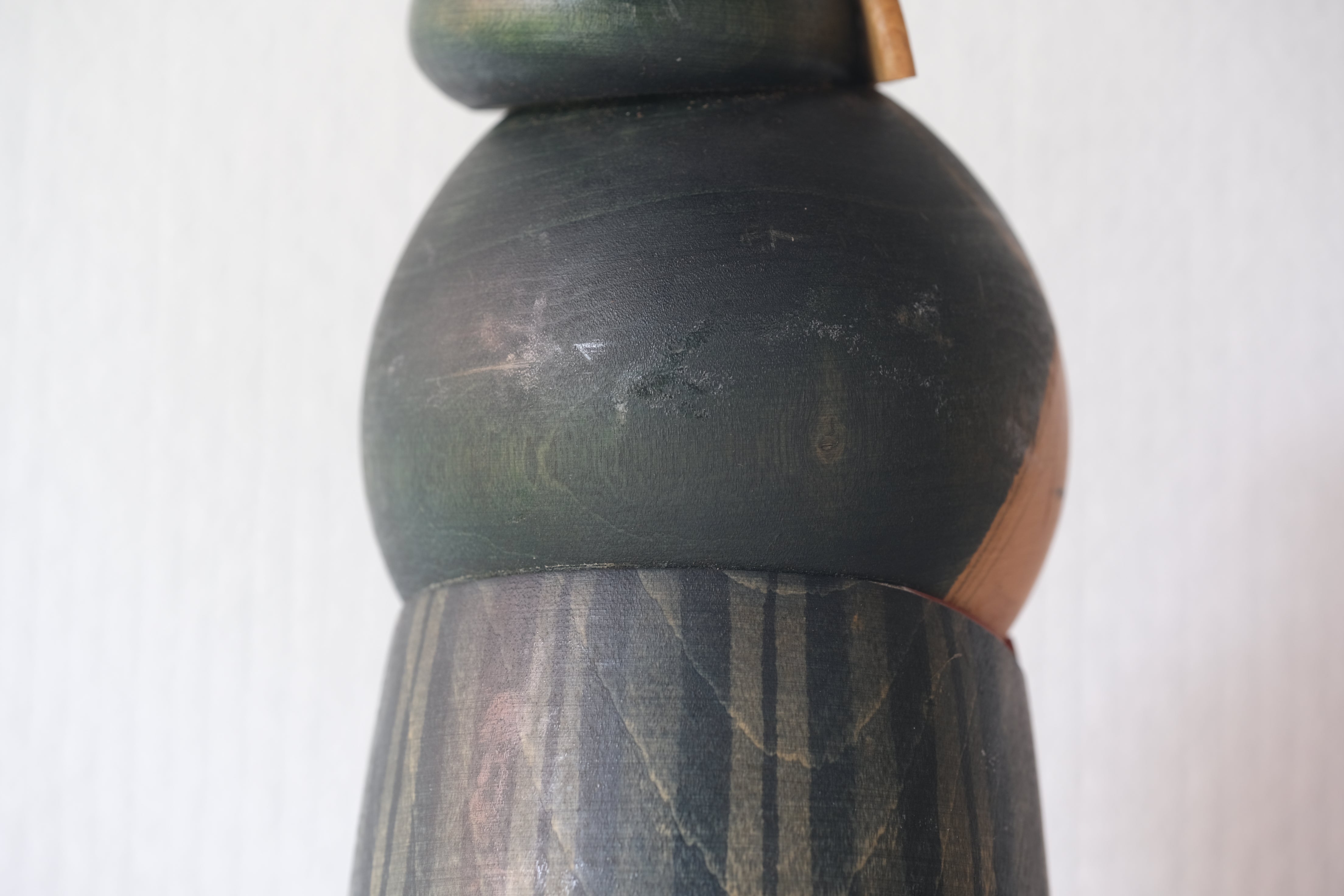 Exclusive Vintage Creative Kokeshi by Sansaku Sekiguchi (1925-2018) | Titled: Tsuya 艶 - Gloss | 31 cm