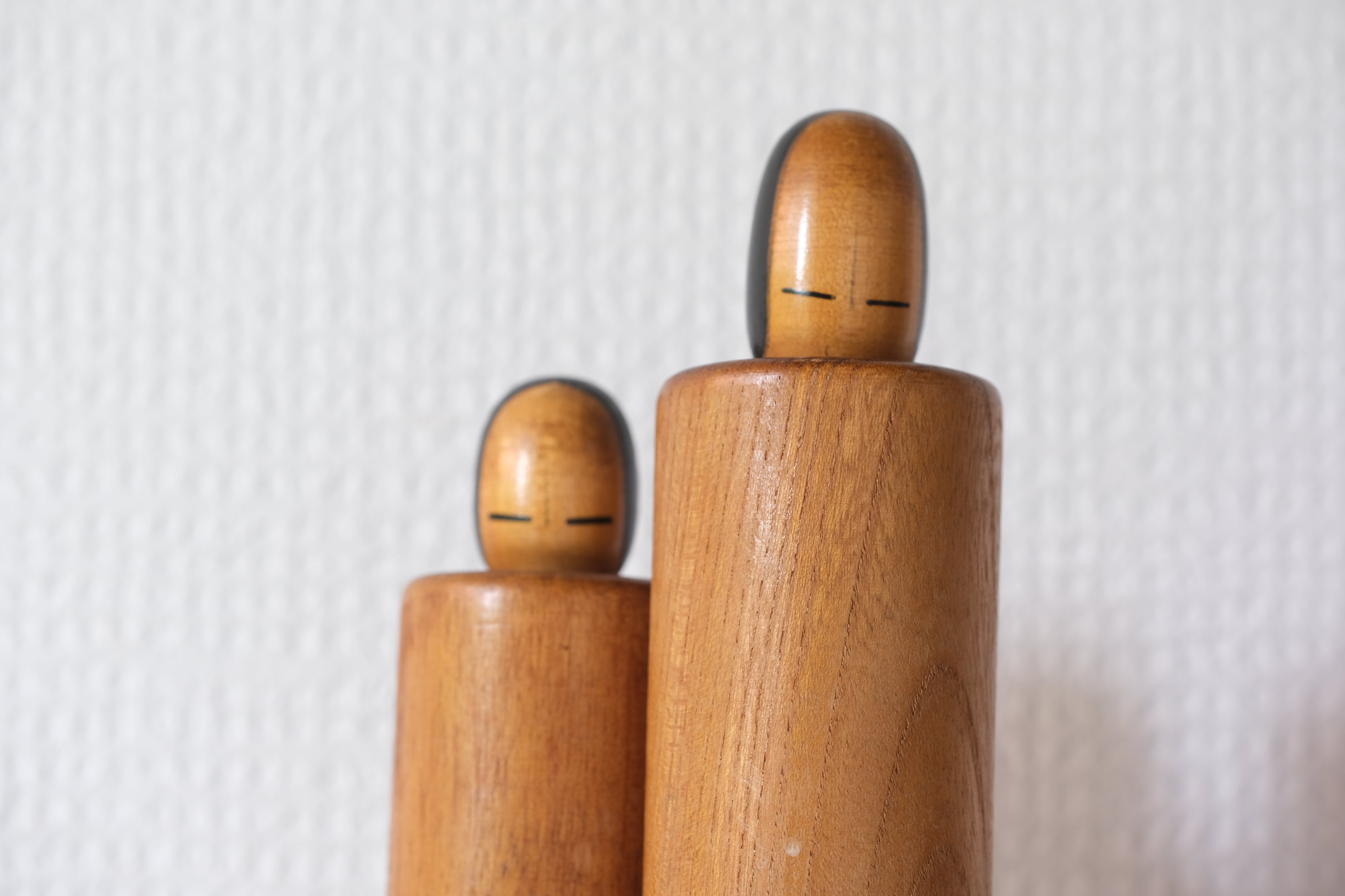 Rare Set of Sosaku Kokeshi by Shozan Shido (1932-1995) | 23 cm