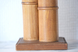 Rare Set of Sosaku Kokeshi by Shozan Shido (1932-1995) | 23 cm