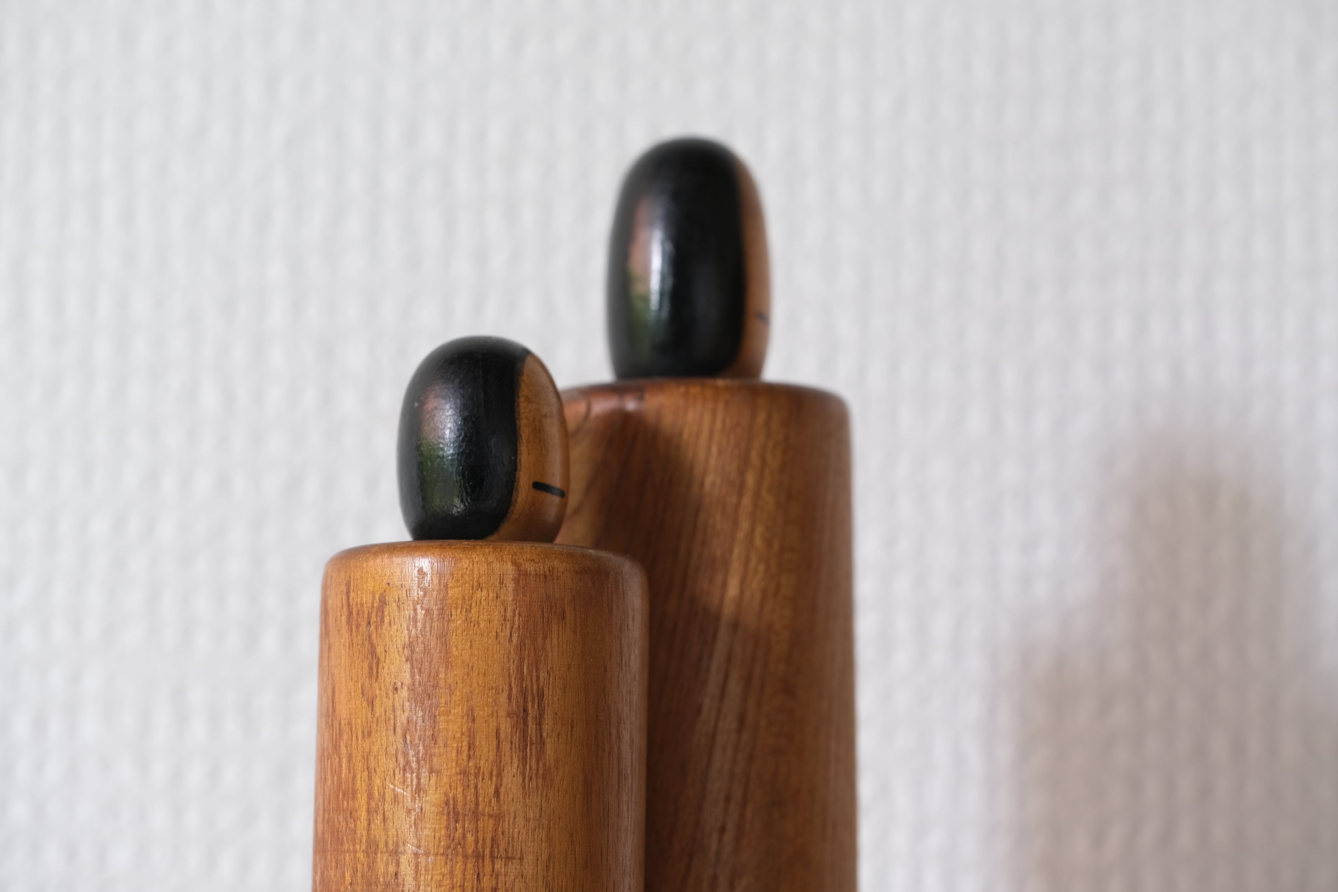 Rare Set of Sosaku Kokeshi by Shozan Shido (1932-1995) | 23 cm
