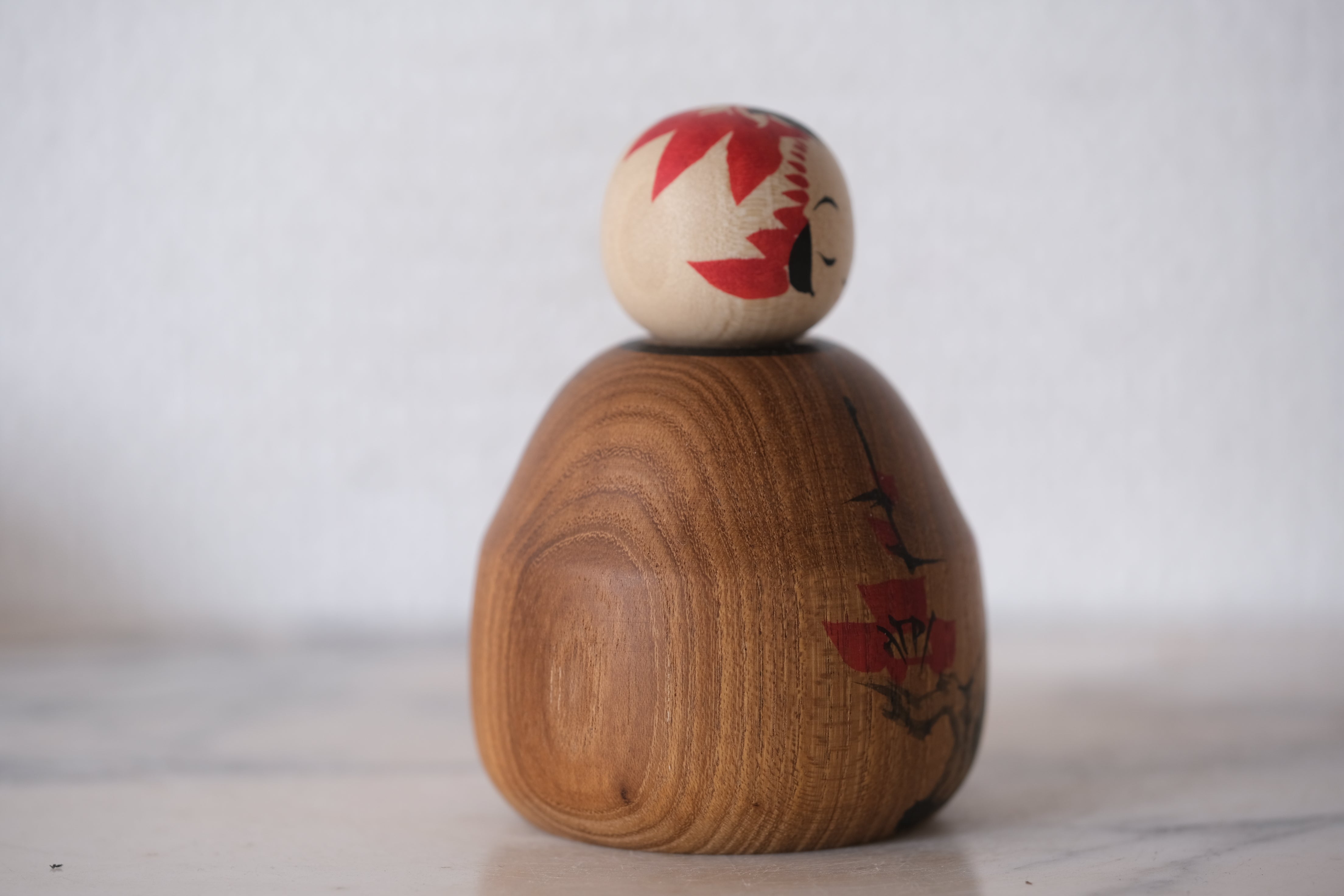 Ejiko Kokeshi from the Tougatta Strain by Yasuhiro Sato 佐藤康広 (1976-) | 8 cm