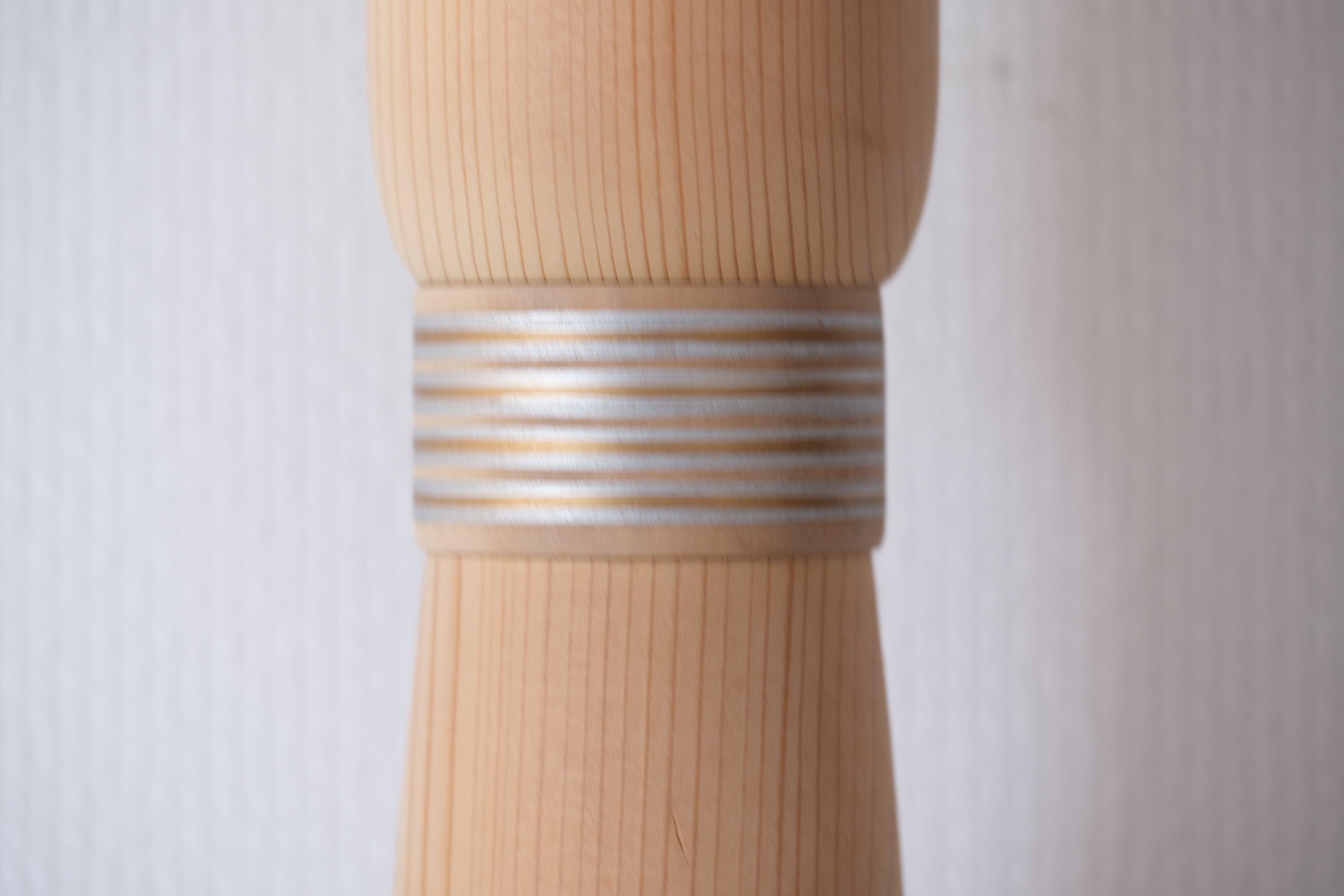 Exclusive Vintage Sosaku Kokeshi by Sato Suigai (1920-) | Titled: 春宵 - Shunshō - Spring Evening | With Original Box | 61 cm