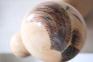 Exclusive Vintage Sosaku Kokeshi by Sato Suigai (1920-) | Titled: 春宵 - Shunshō - Spring Evening | With Original Box | 61 cm
