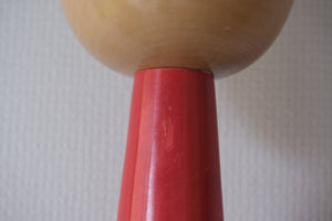 Exclusive Vintage Creative Kokeshi by the famous Takahashi Hajime (1918 - 2002) | Titled: 淡紅梅 - Light Red Plum | 61 cm