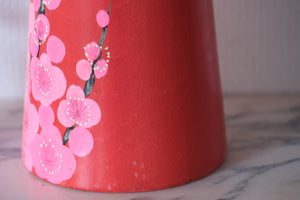 Exclusive Vintage Creative Kokeshi by the famous Takahashi Hajime (1918 - 2002) | Titled: 淡紅梅 - Light Red Plum | 61 cm