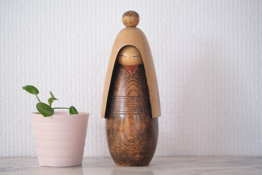 Vintage Creative Kokeshi By The famous Shozan Shido (1932-1995) | 17,5 cm