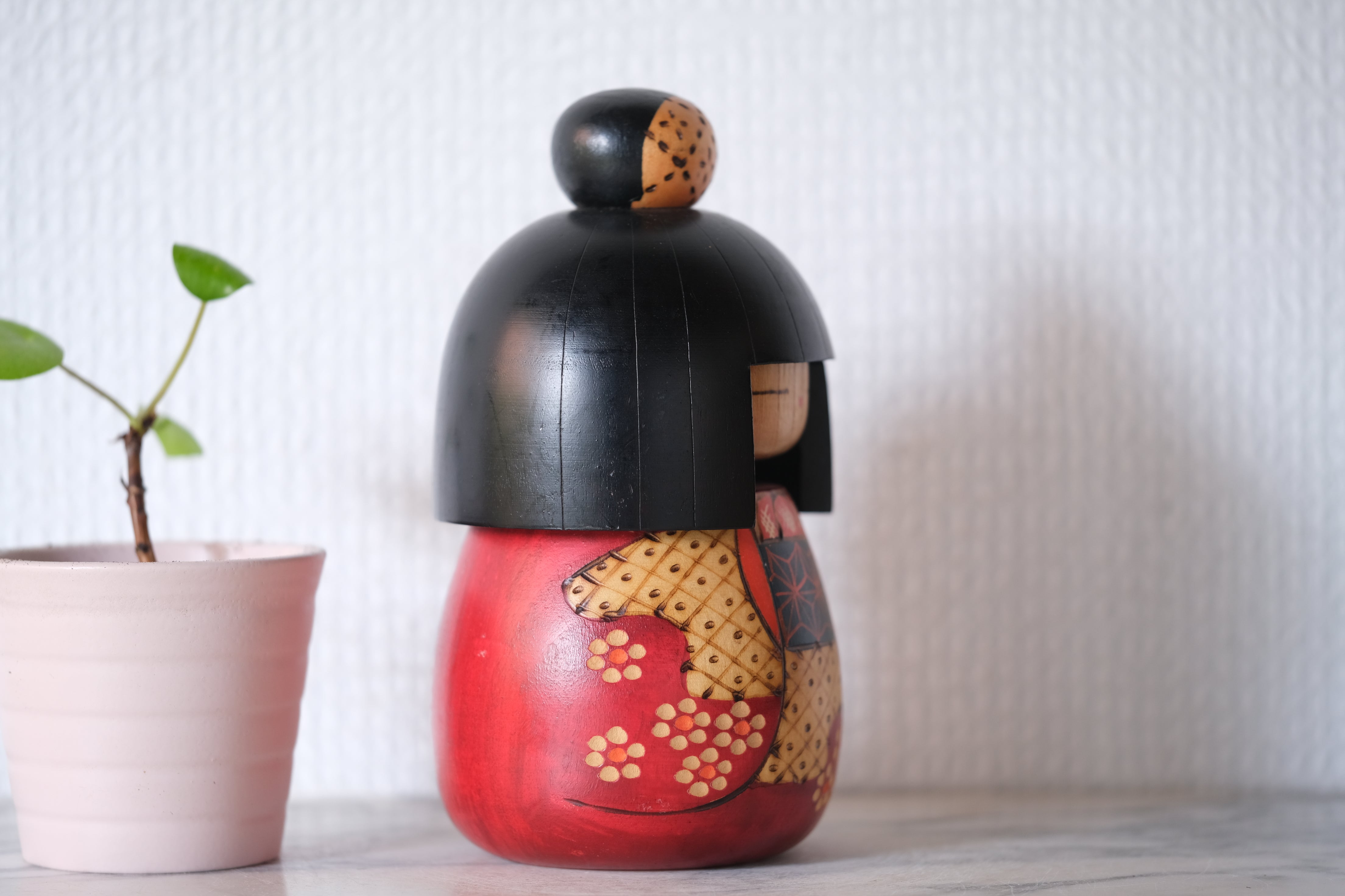 Rare Vintage Gumma Kokeshi By Kazuo Takamizawa 高見沢一夫 (1927-) | 14,5 cm