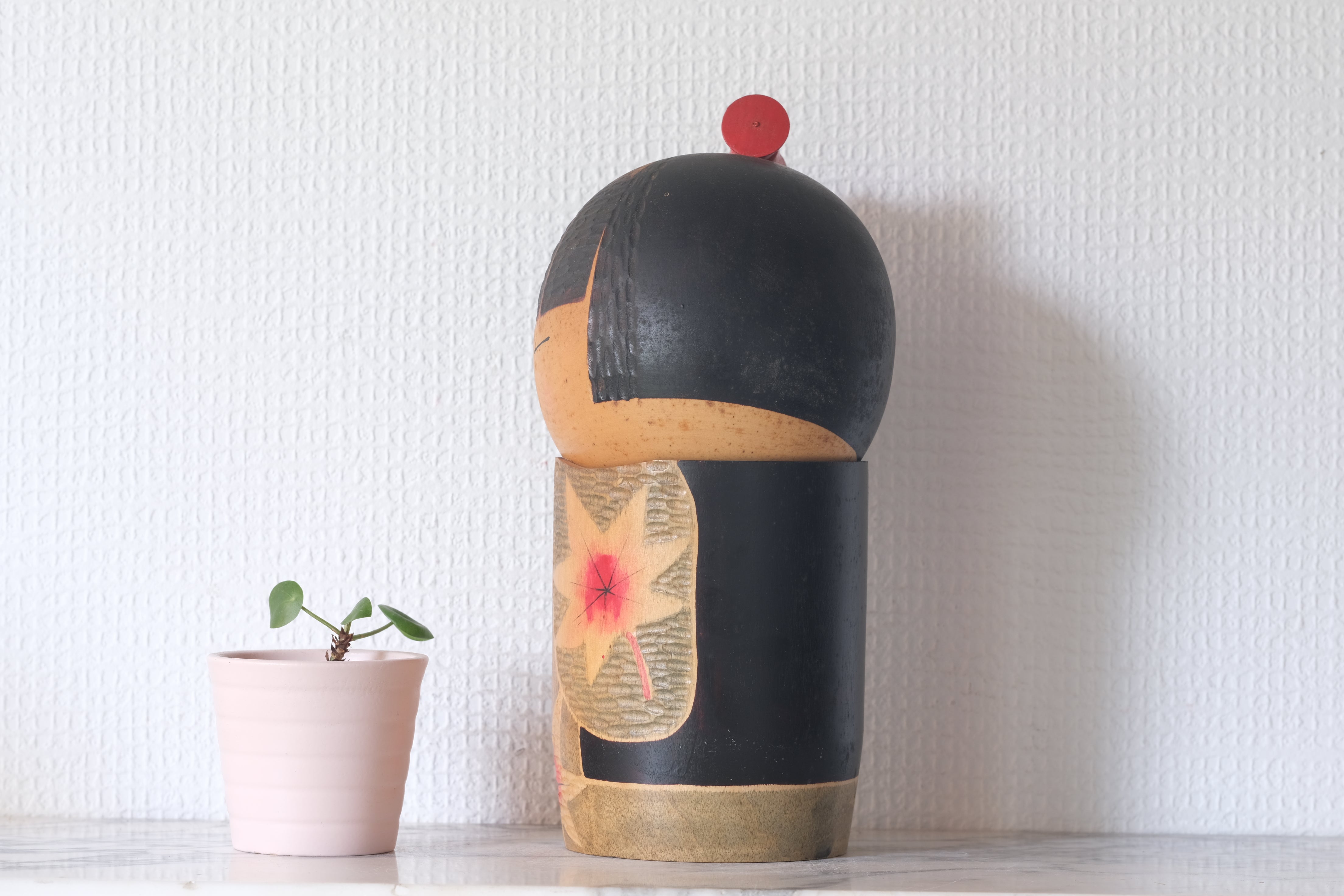 Vintage Sosaku Kokeshi by Akimitsu | 22,5 cm