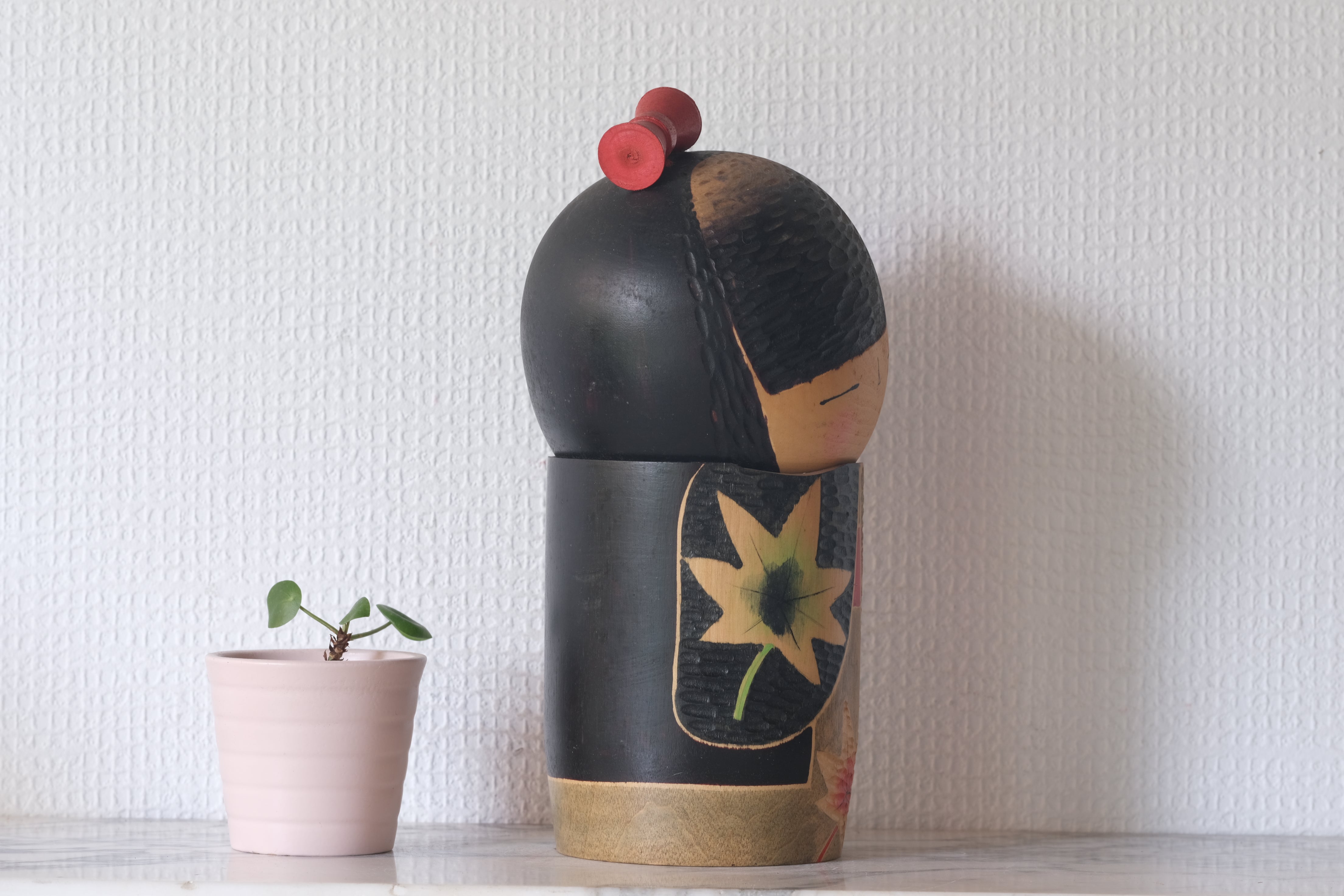 Vintage Sosaku Kokeshi by Akimitsu | 22,5 cm