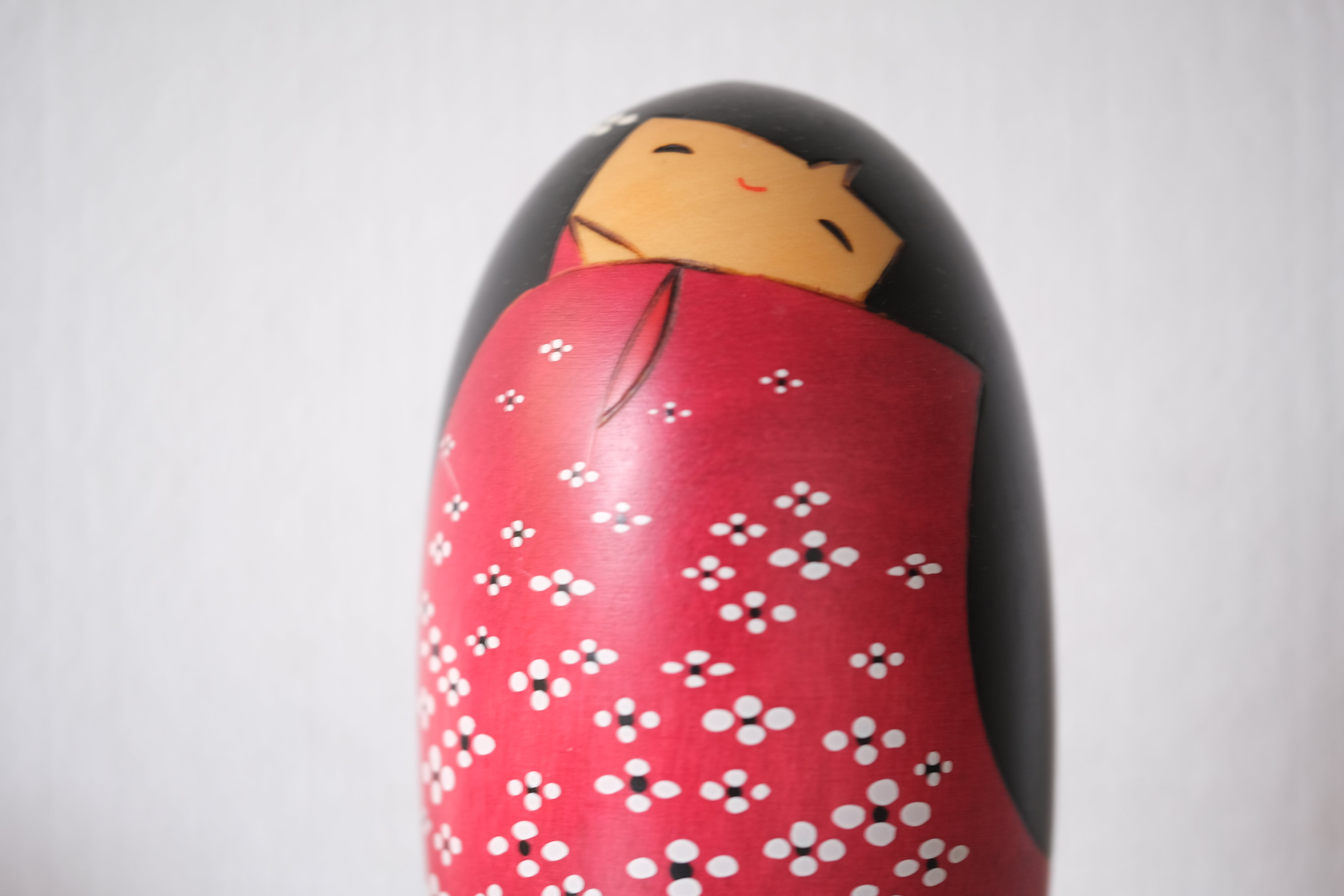 Cute Vintage Sosaku Kokeshi By Usaburo | 12 cm