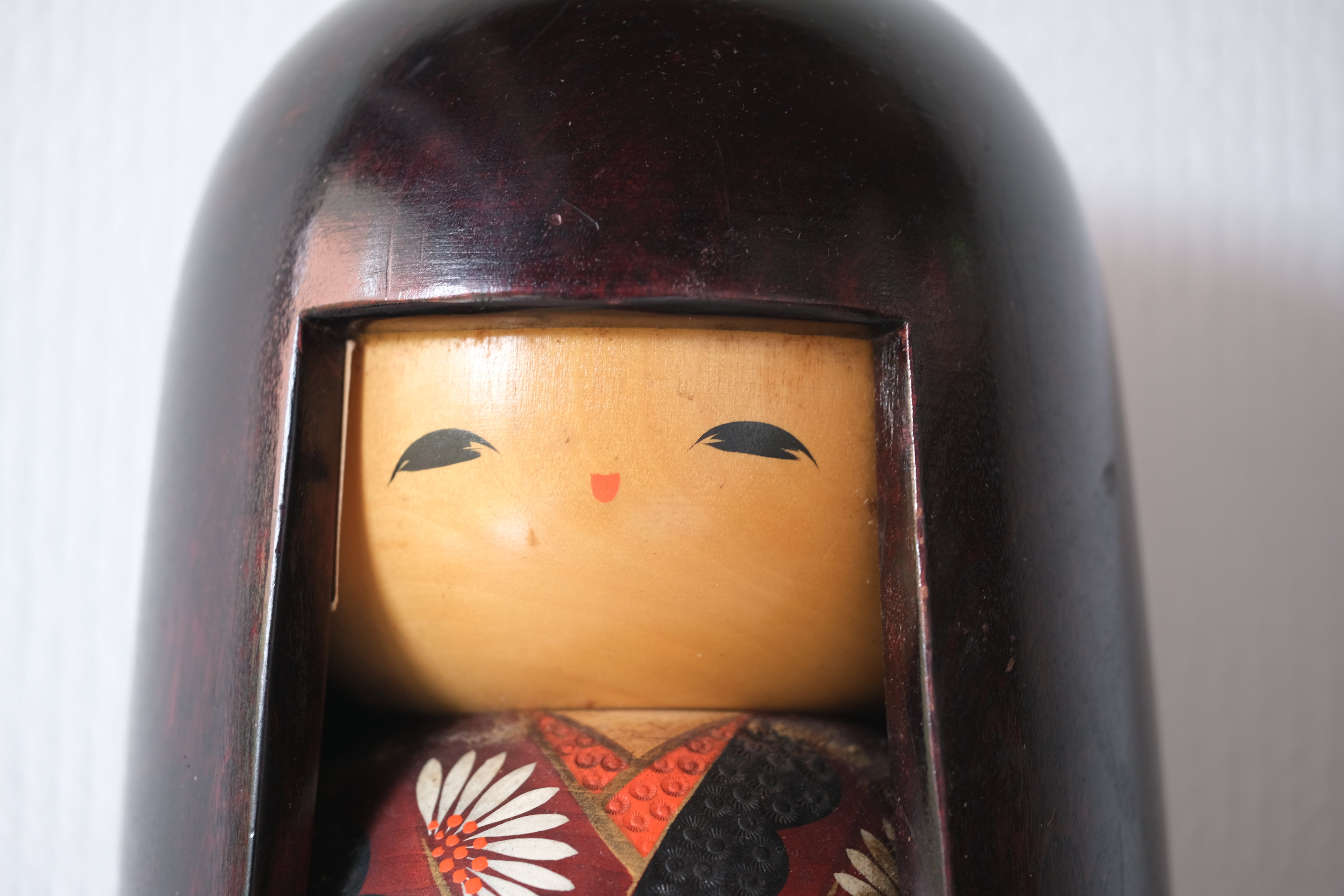 Exclusive Vintage Gumma Kokeshi by Aoki Ryoka (1931-) | Titled: 少女 - Shōjo - Girl | 29 cm