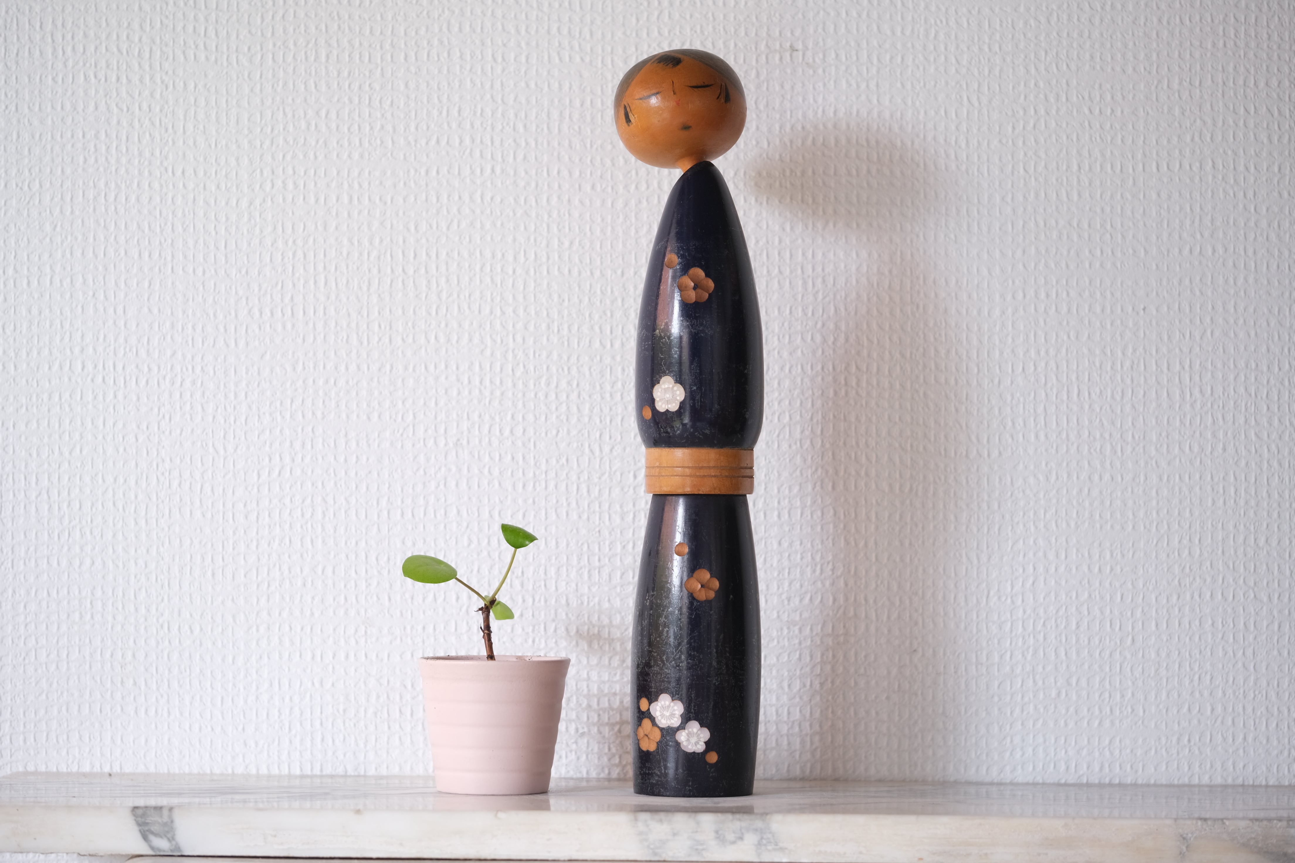 Vintage Sosaku Kokeshi by Sato Suigai 佐藤翠崕 (1920-) | 33 cm