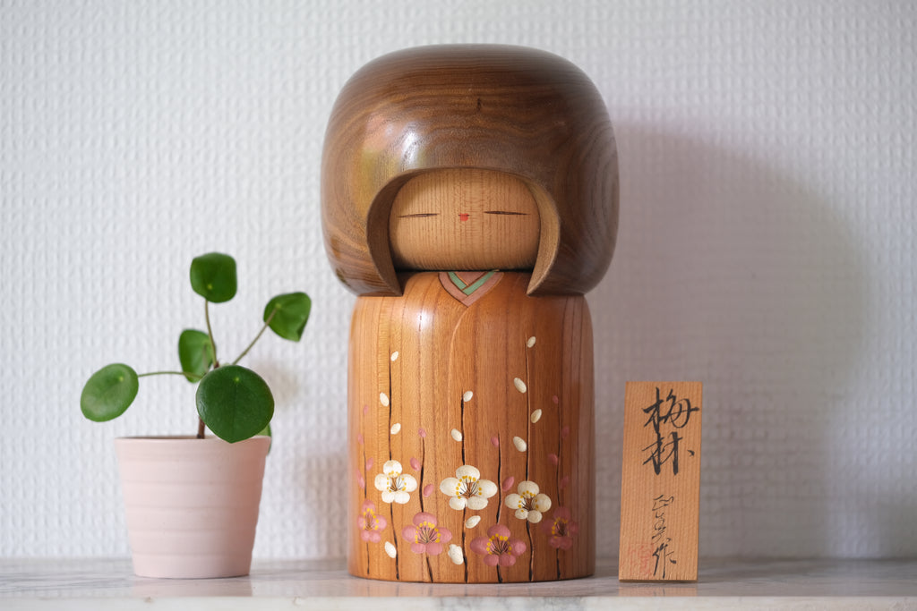 Vintage Creative Kokeshi by Kato Masami (1925-) | 22 cm