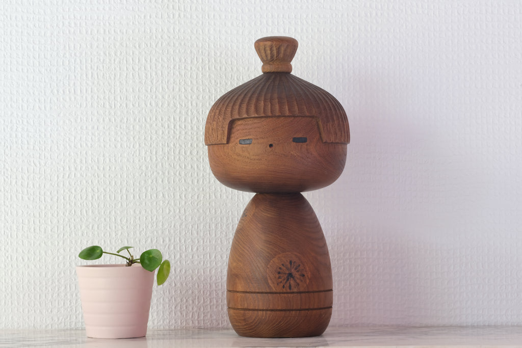 Exclusive Vintage Creative Kokeshi By Sanpei Yamanaka (1926-2012) | 25 cm