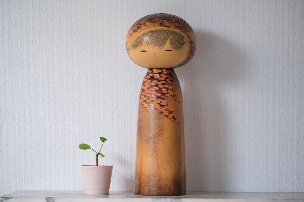 Exclusive Vintage Creative Kokeshi  By Watanabe Masao (1917-2007) | 36,5 cm