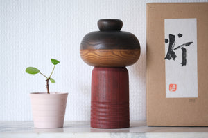 Vintage Creative Kokeshi by Sanpei Yamanaka (1926-2012) | With Original Box | 18,5 cm