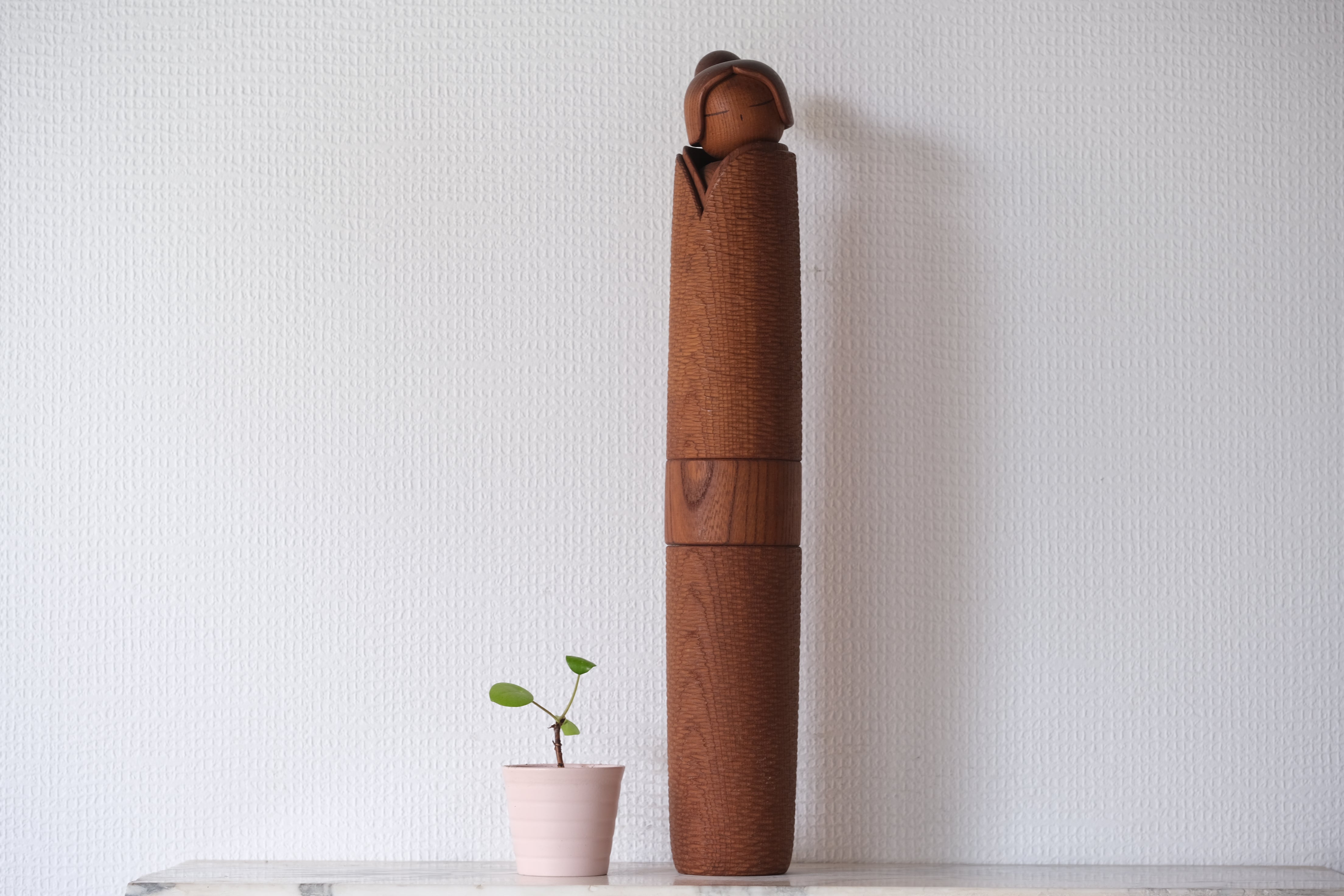 Exclusive Vintage Sosaku Kokeshi By the Award-winning Shozan Shido (1932-1995) | 46,5 cm