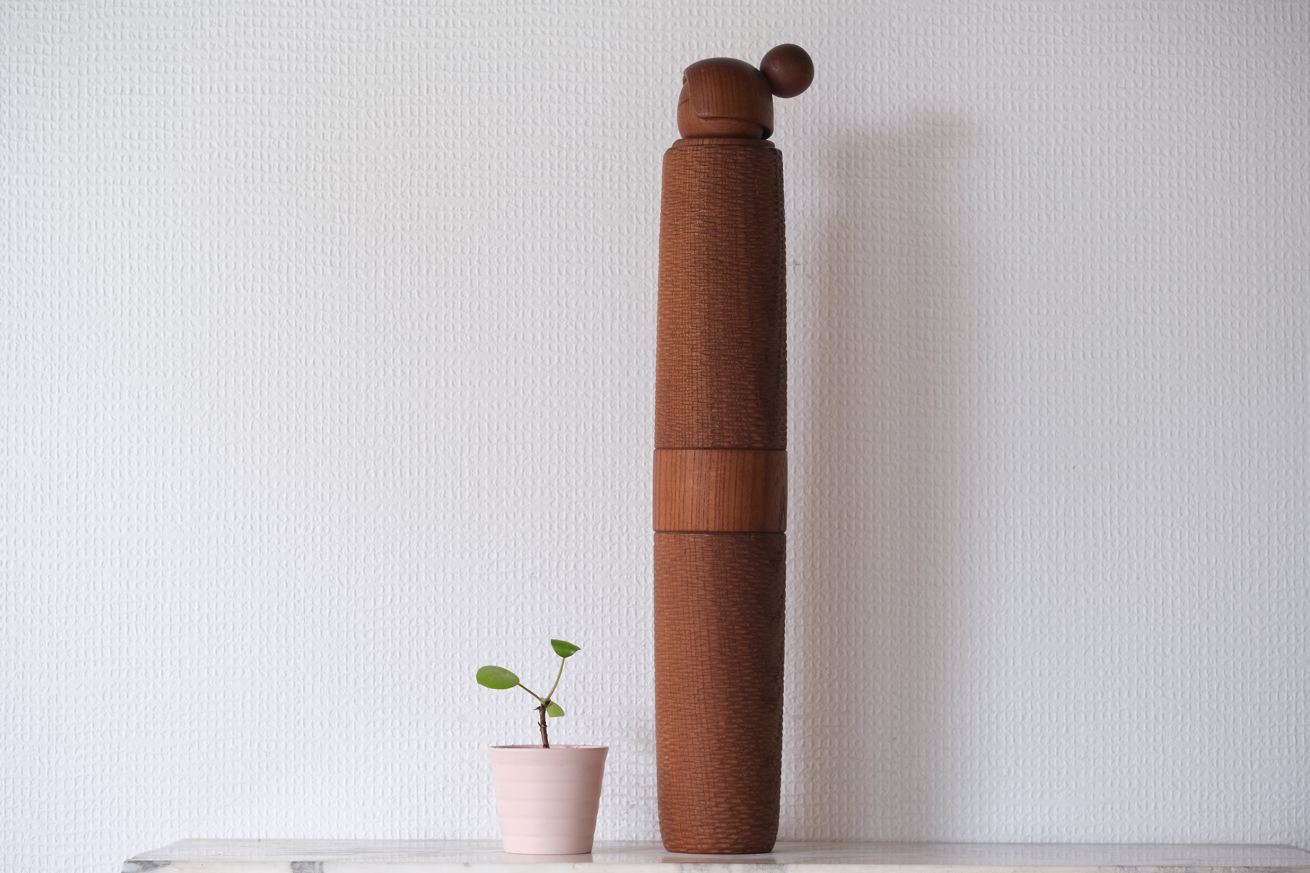 Exclusive Vintage Sosaku Kokeshi By the Award-winning Shozan Shido (1932-1995) | 46,5 cm