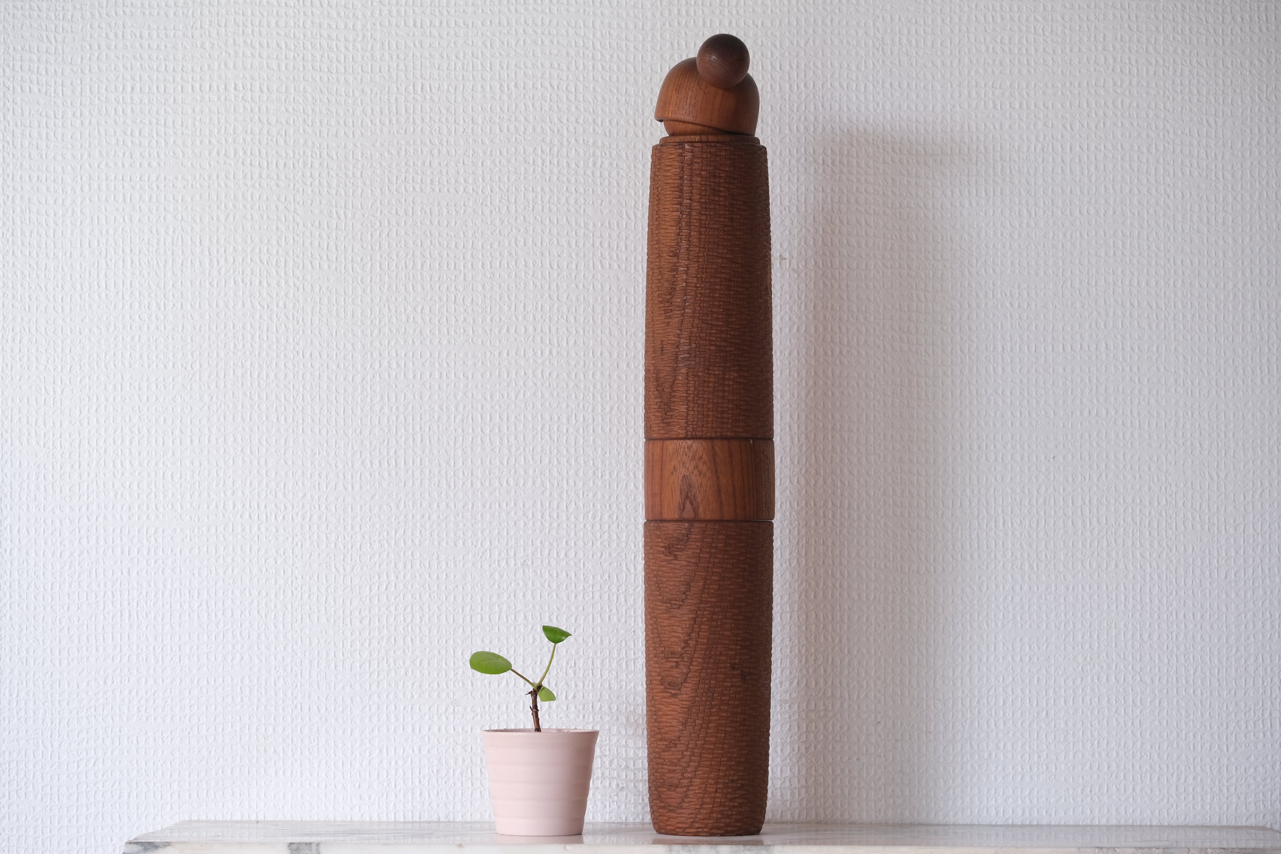 Exclusive Vintage Sosaku Kokeshi By the Award-winning Shozan Shido (1932-1995) | 46,5 cm