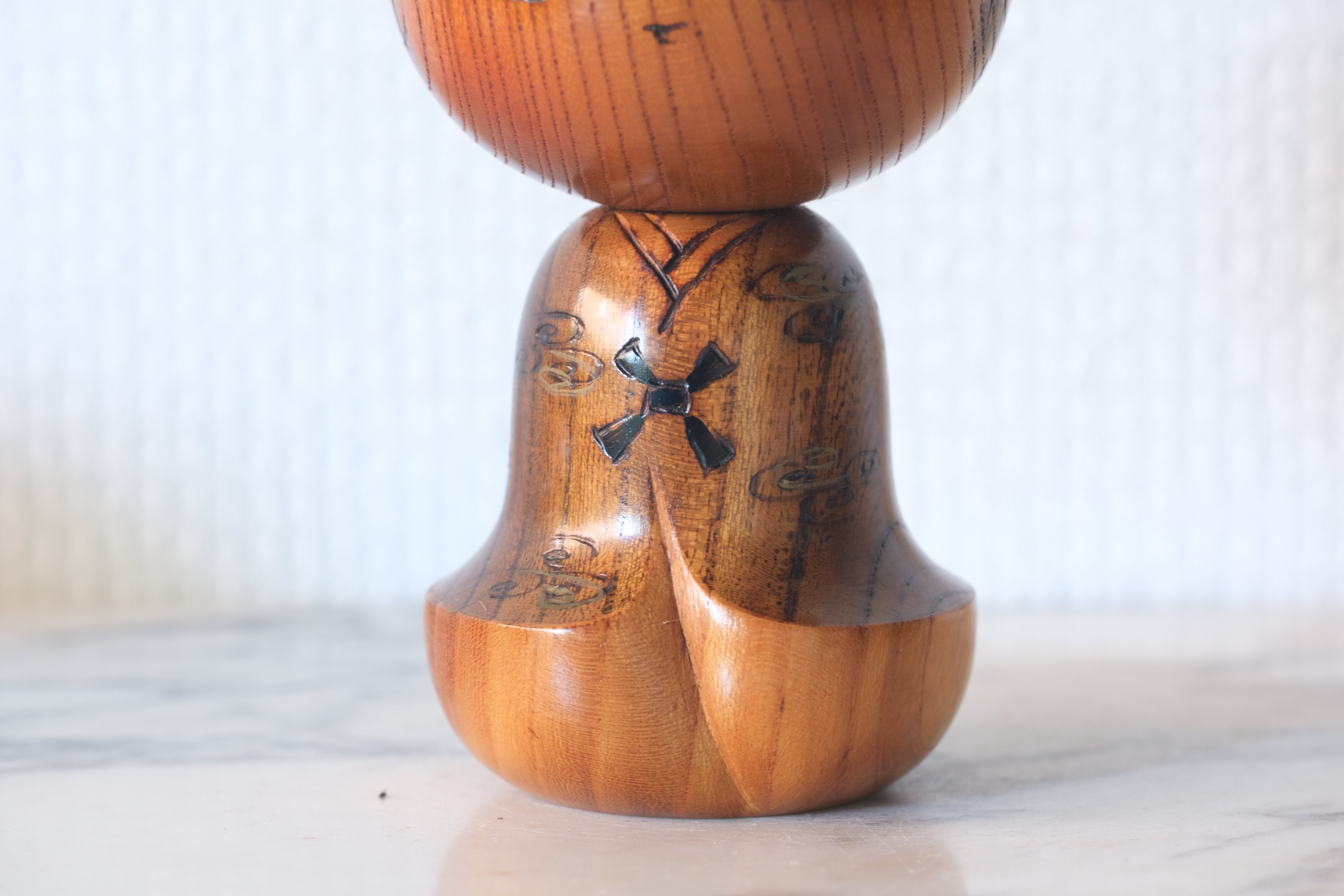 Rare Vintage Creative Kokeshi by Tsujita Ryozo (1923-) | 12 cm