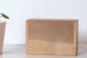 Small Vintage Jewelry Box | 9,5 cm x 6,5 cm x 4 cm