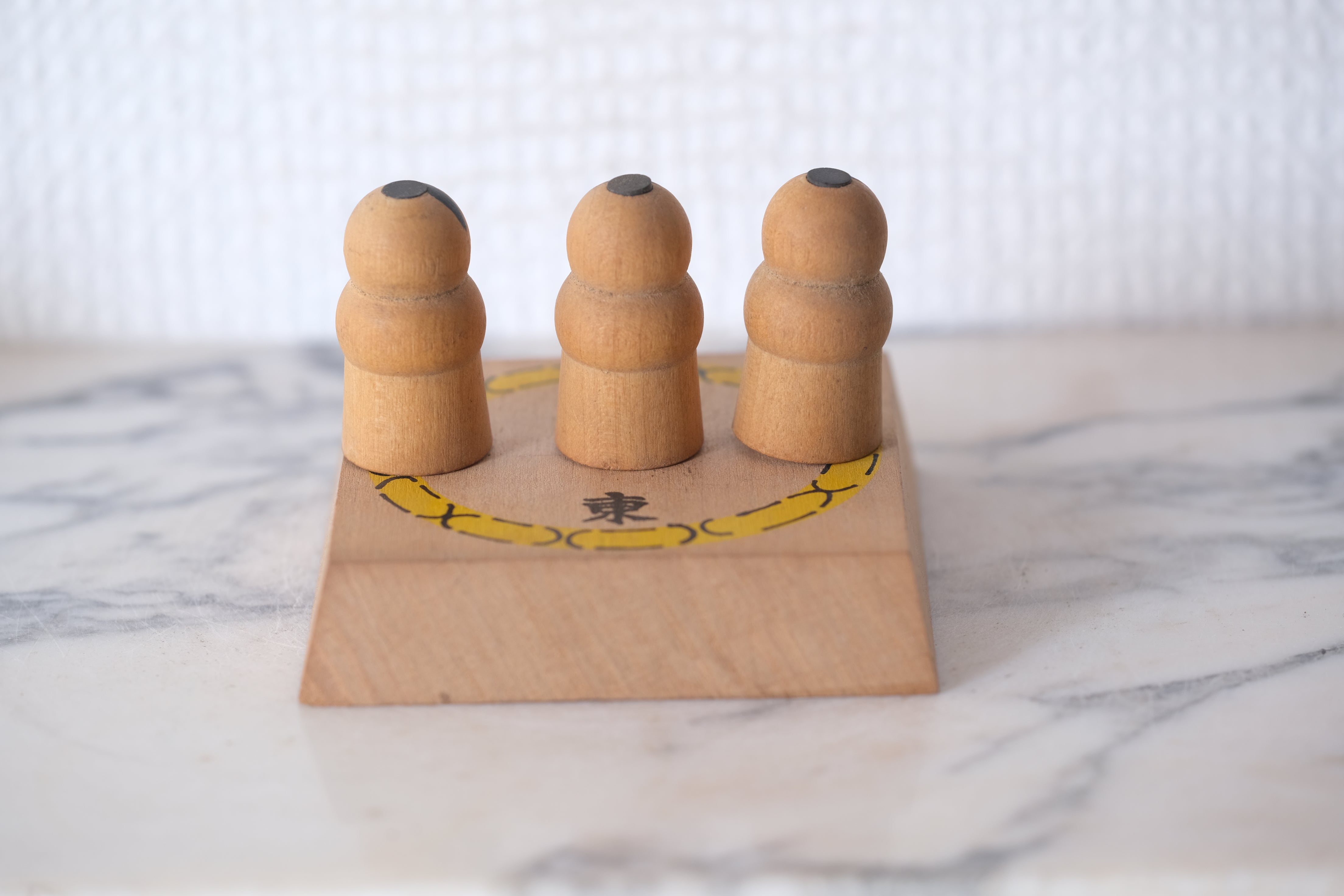 Cute Vintage Sumo Kokeshi Set | 3,8 cm