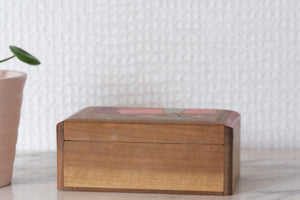 Small Vintage Jewelry Box | 9,5 cm x 6,5 cm x 4 cm