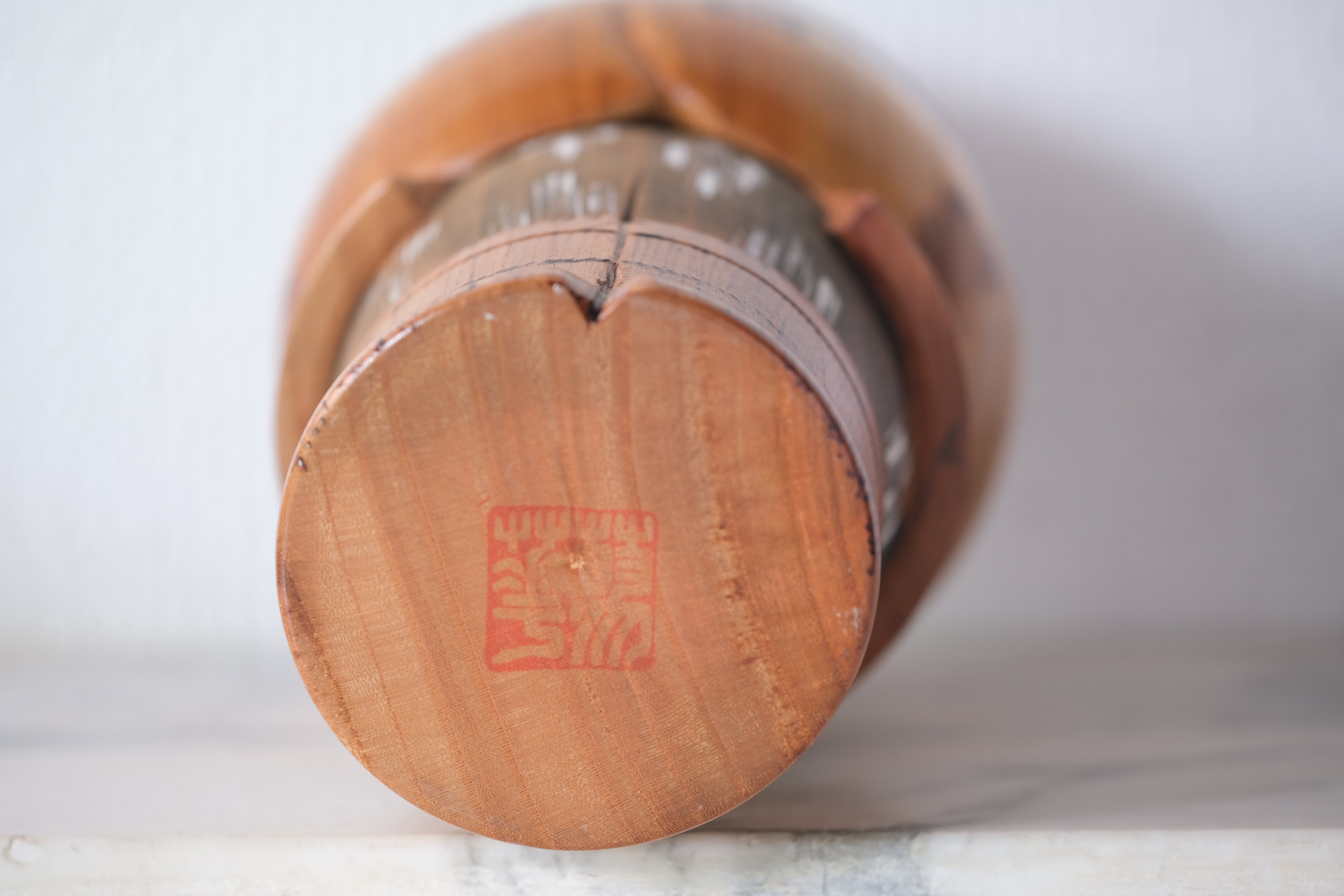 Rare Vintage Sosaku Kokeshi by Aoki Ryoka | 21,5 cm