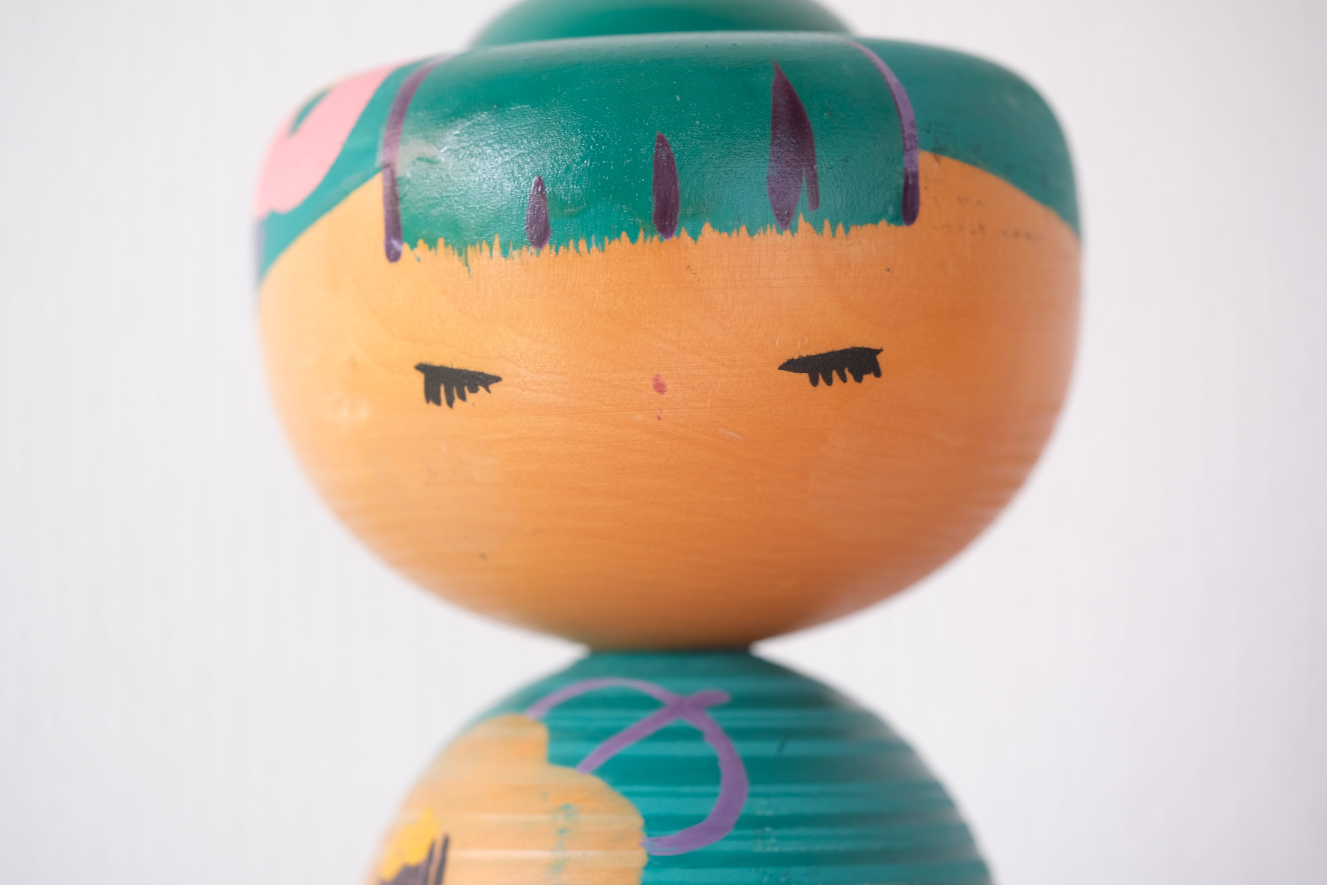 Rare Vintage Creative Kokeshi by Hiroe Fukushima | 19,5 cm