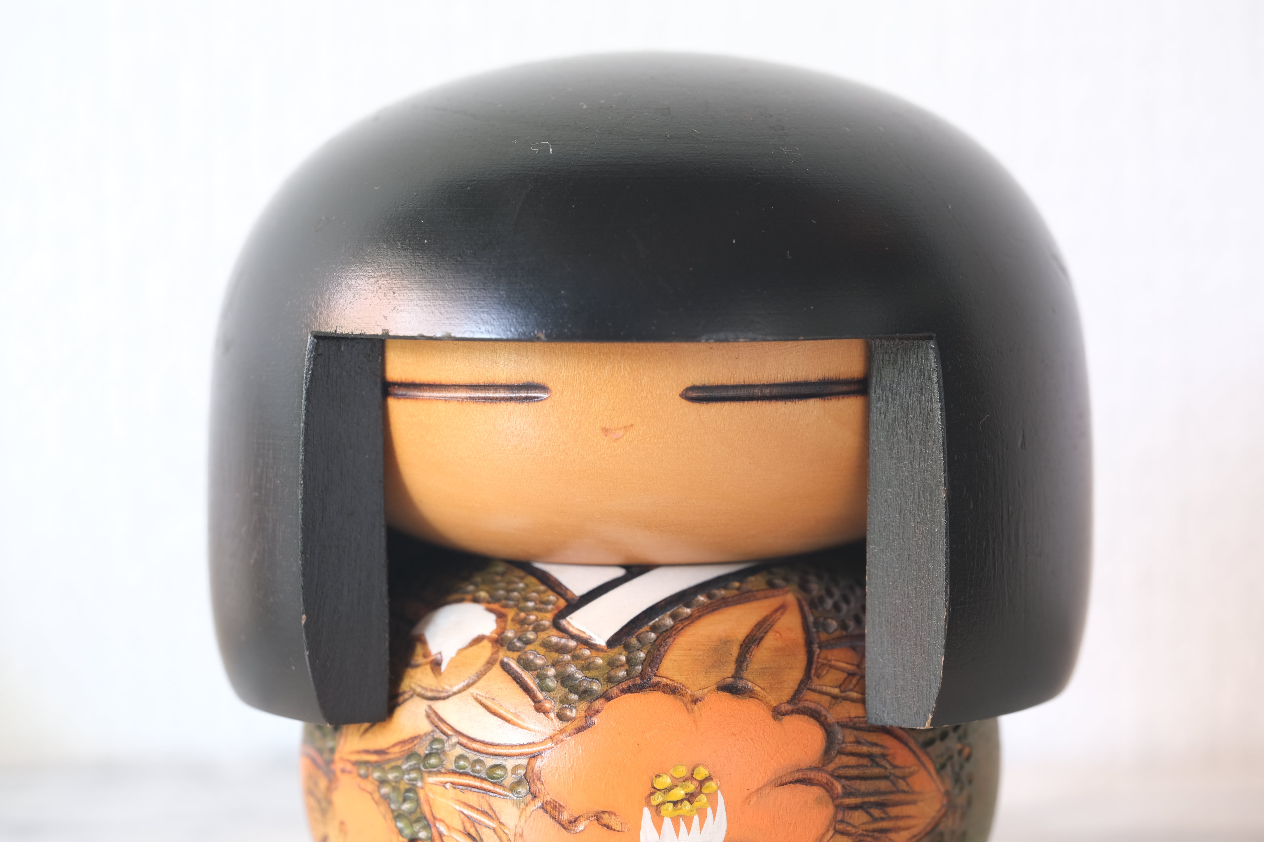 Vintage Gumma Kokeshi by Kisaku | 10 cm