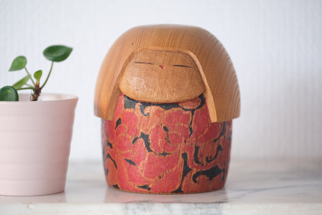 Rare Vintage Creative Kokeshi By Issetsu Kuribayashi 栗林 一雪 (1924-2011) | 10 cm