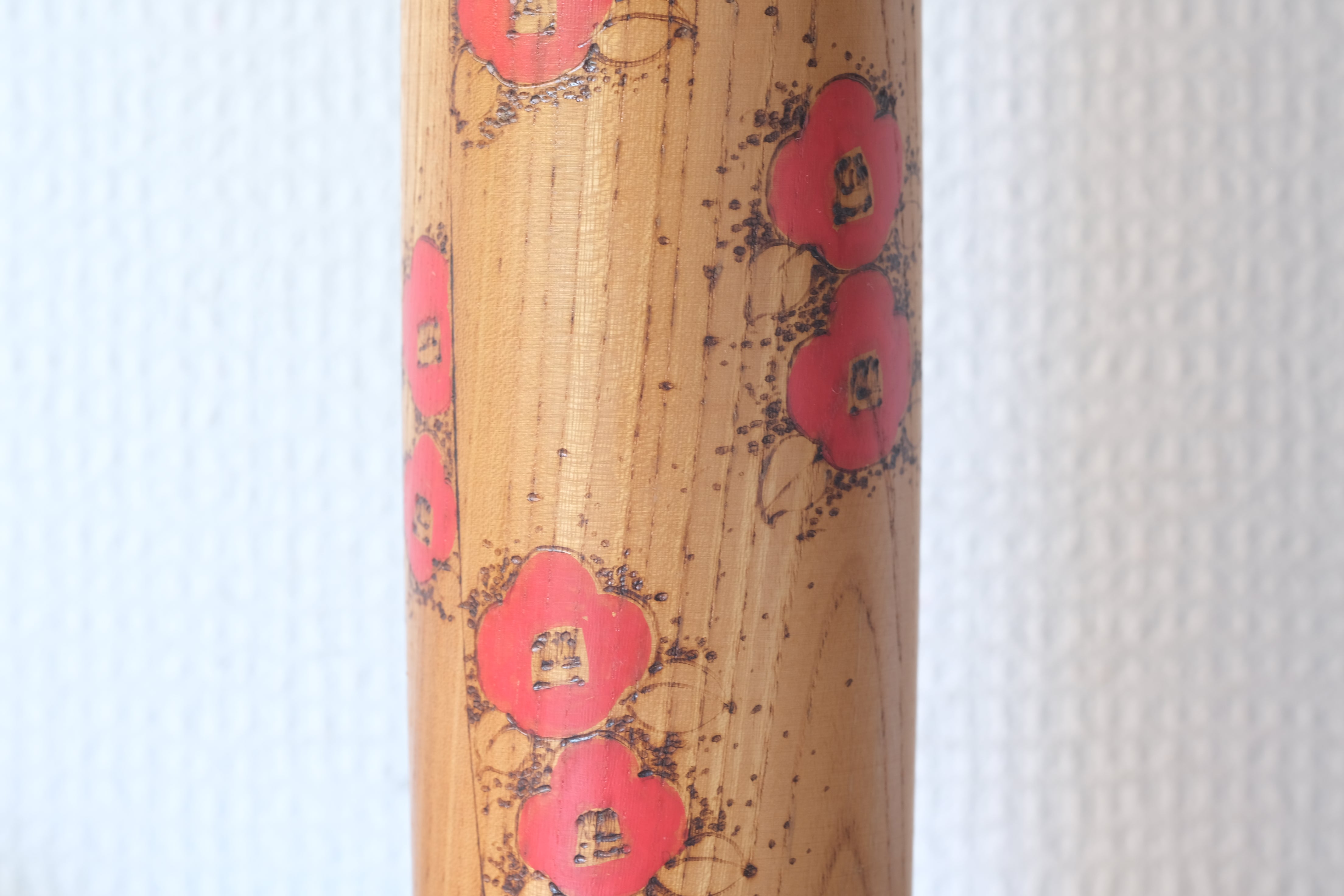 Vintage Creative Kokeshi by Toa Sekiguchi (1942-) | 'Camellia - Tsubaki' | 41,5 cm