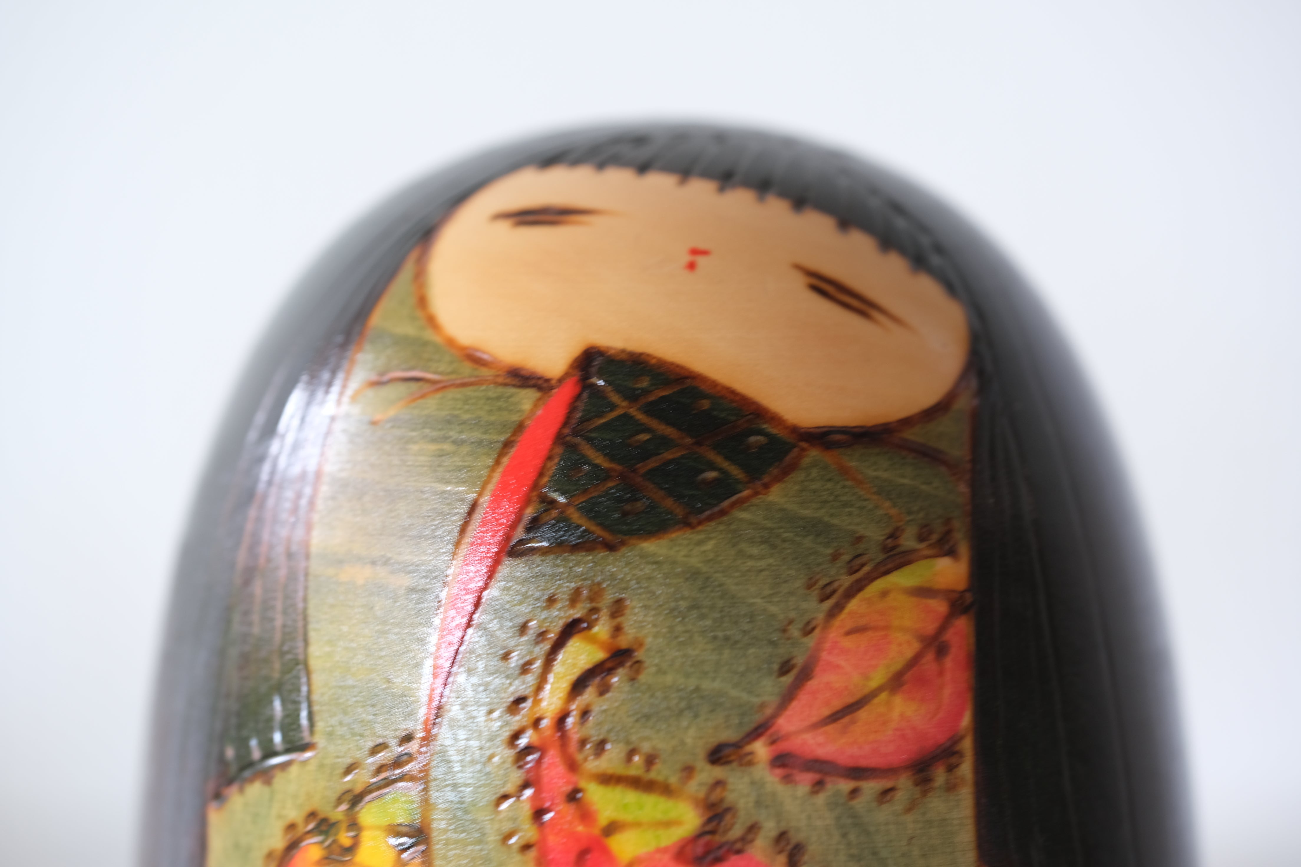 Vintage Creative Kokeshi by Miyagawa Kunio 宮川邦夫 (1933-) | 12,5 cm