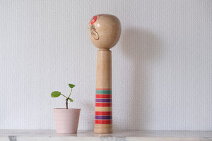 Traditional Yajirou Buddhist Kokeshi | Rattle | 29 cm