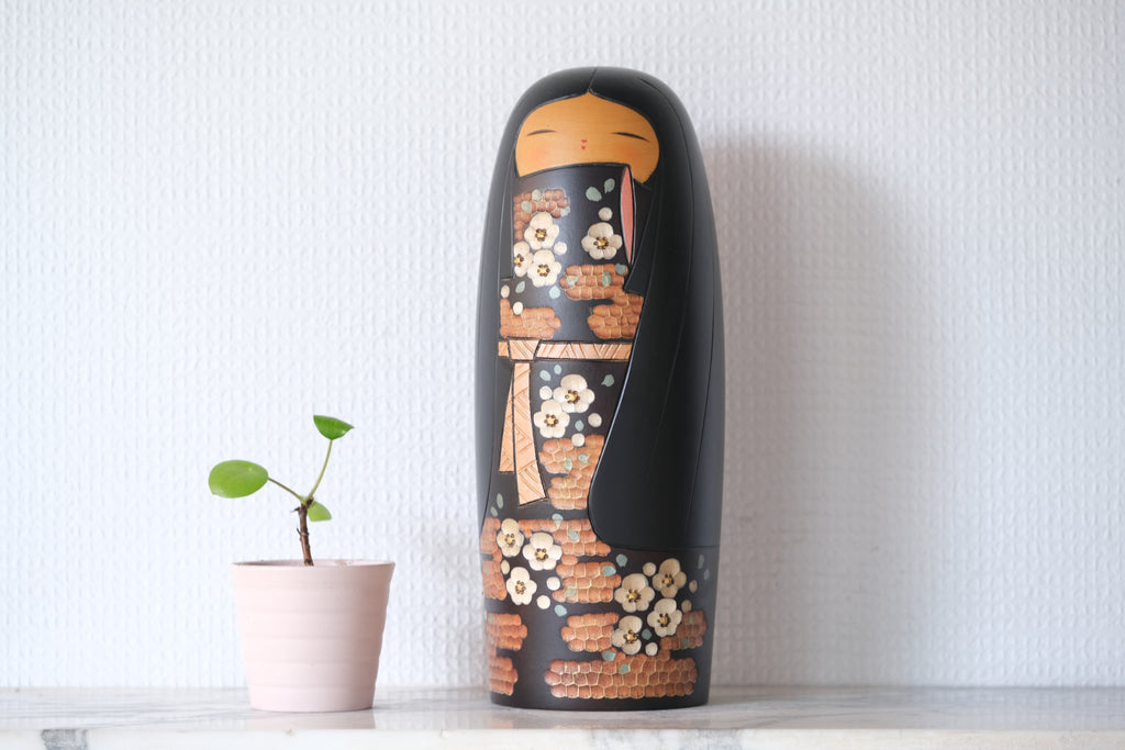 Exclusive Vintage Kokeshi By Kaoru Nozawa (1930-) | 26 cm