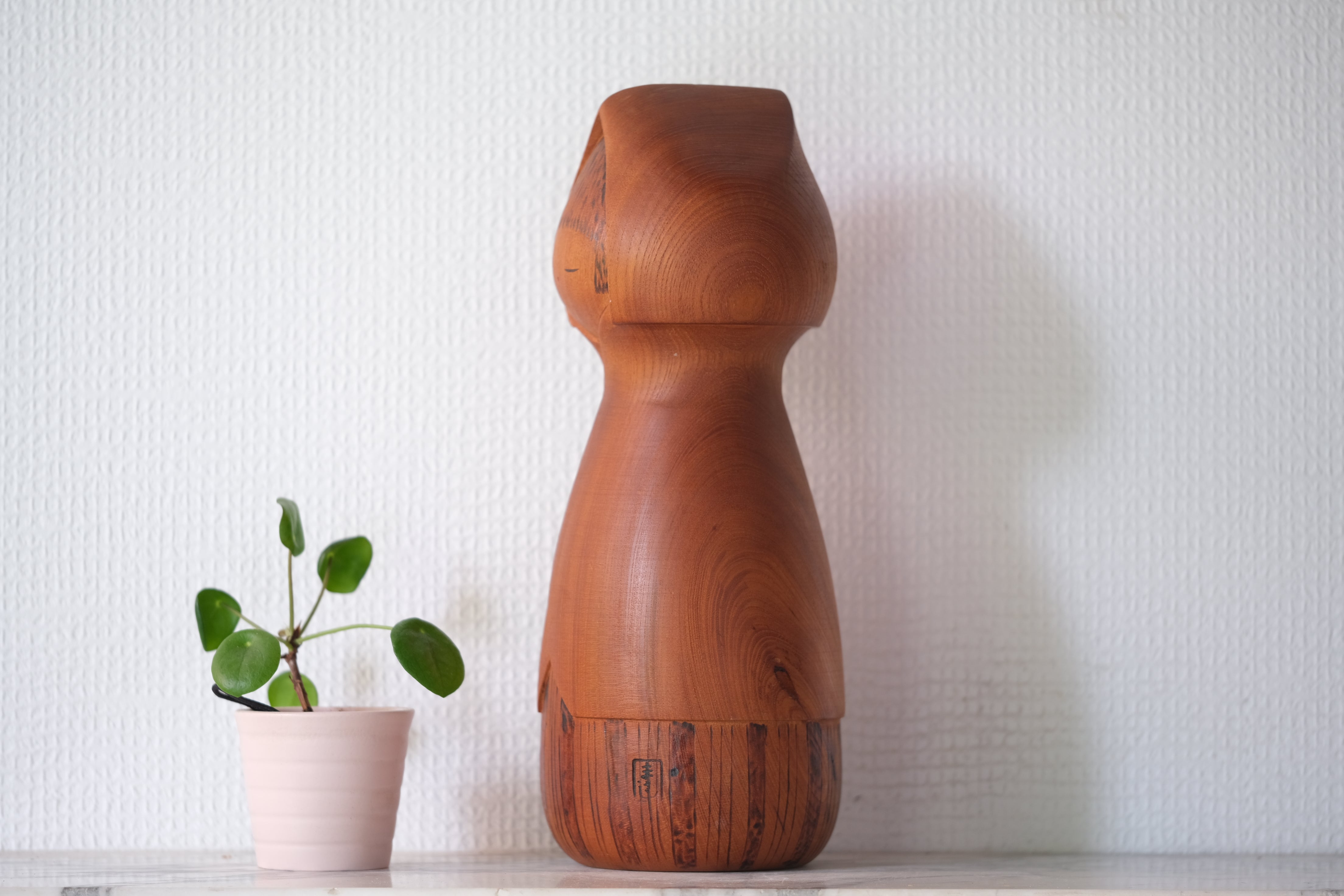 Exclusive Vintage Creative Kokeshi by Kato Masami 加藤正美 (1925-2012) | Titled: 雪国 - Yukiguni - Snow Country | 29,5 cm