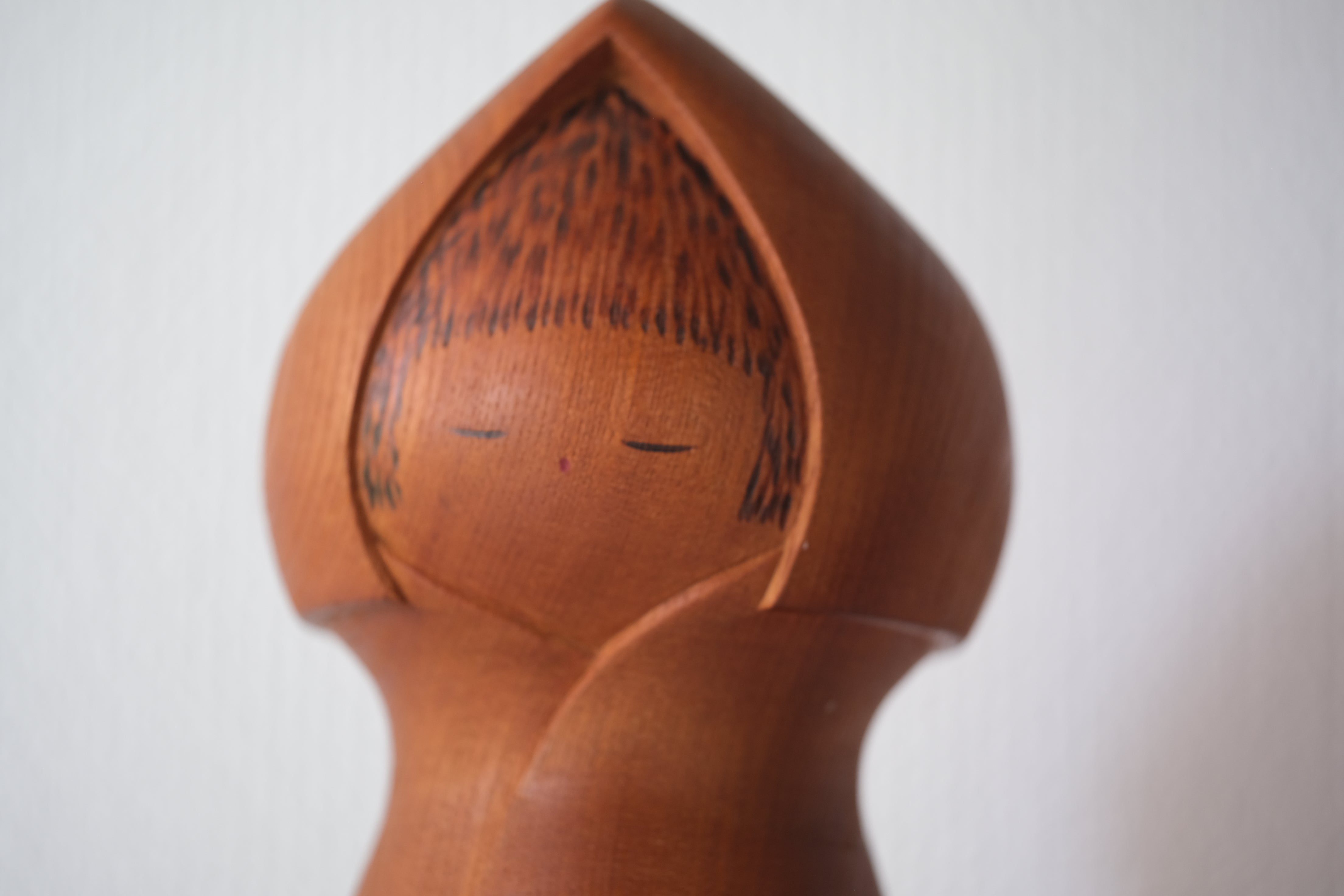 Exclusive Vintage Creative Kokeshi by Kato Masami 加藤正美 (1925-2012) | Titled: 雪国 - Yukiguni - Snow Country | 29,5 cm