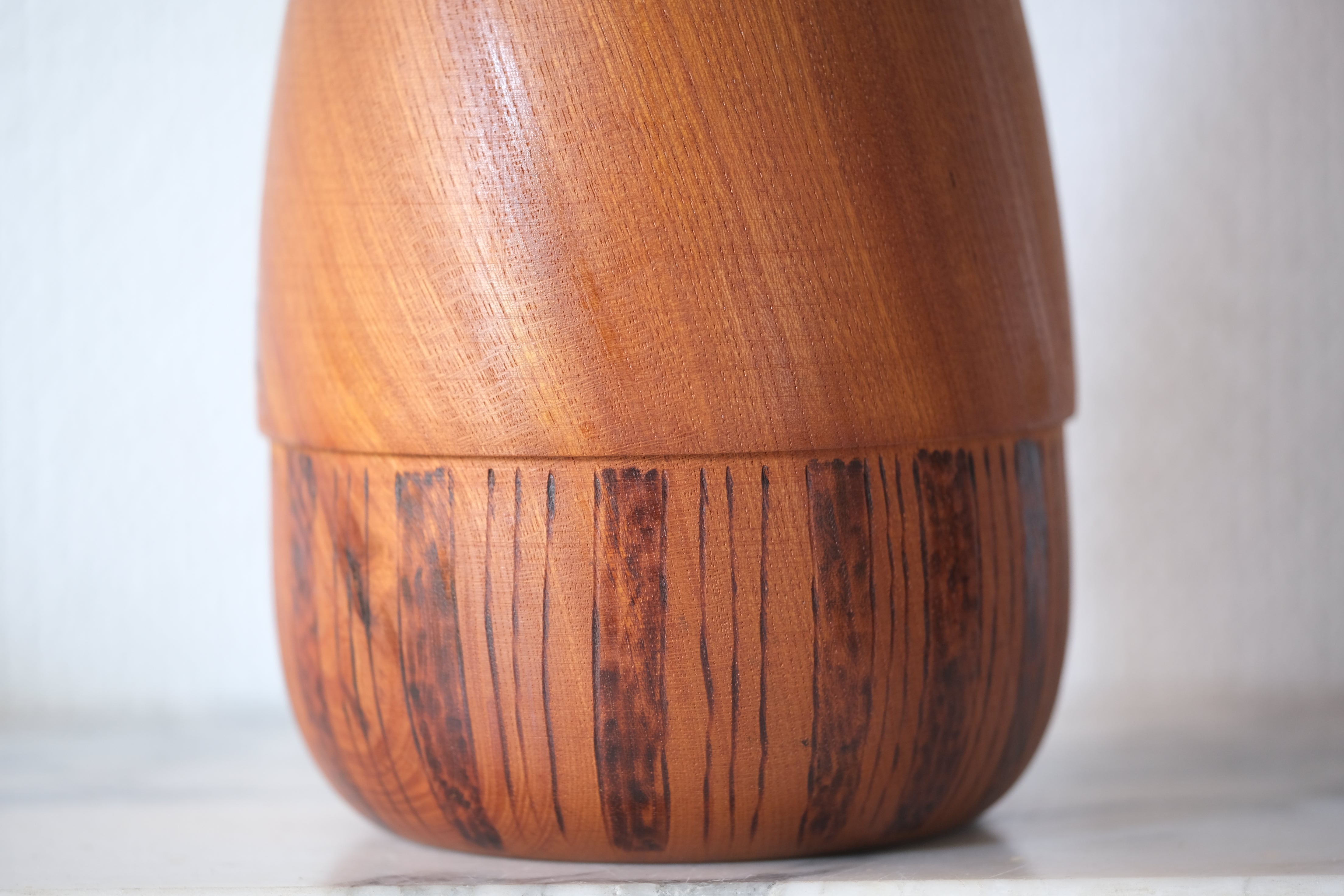 Exclusive Vintage Creative Kokeshi by Kato Masami 加藤正美 (1925-2012) | Titled: 雪国 - Yukiguni - Snow Country | 29,5 cm