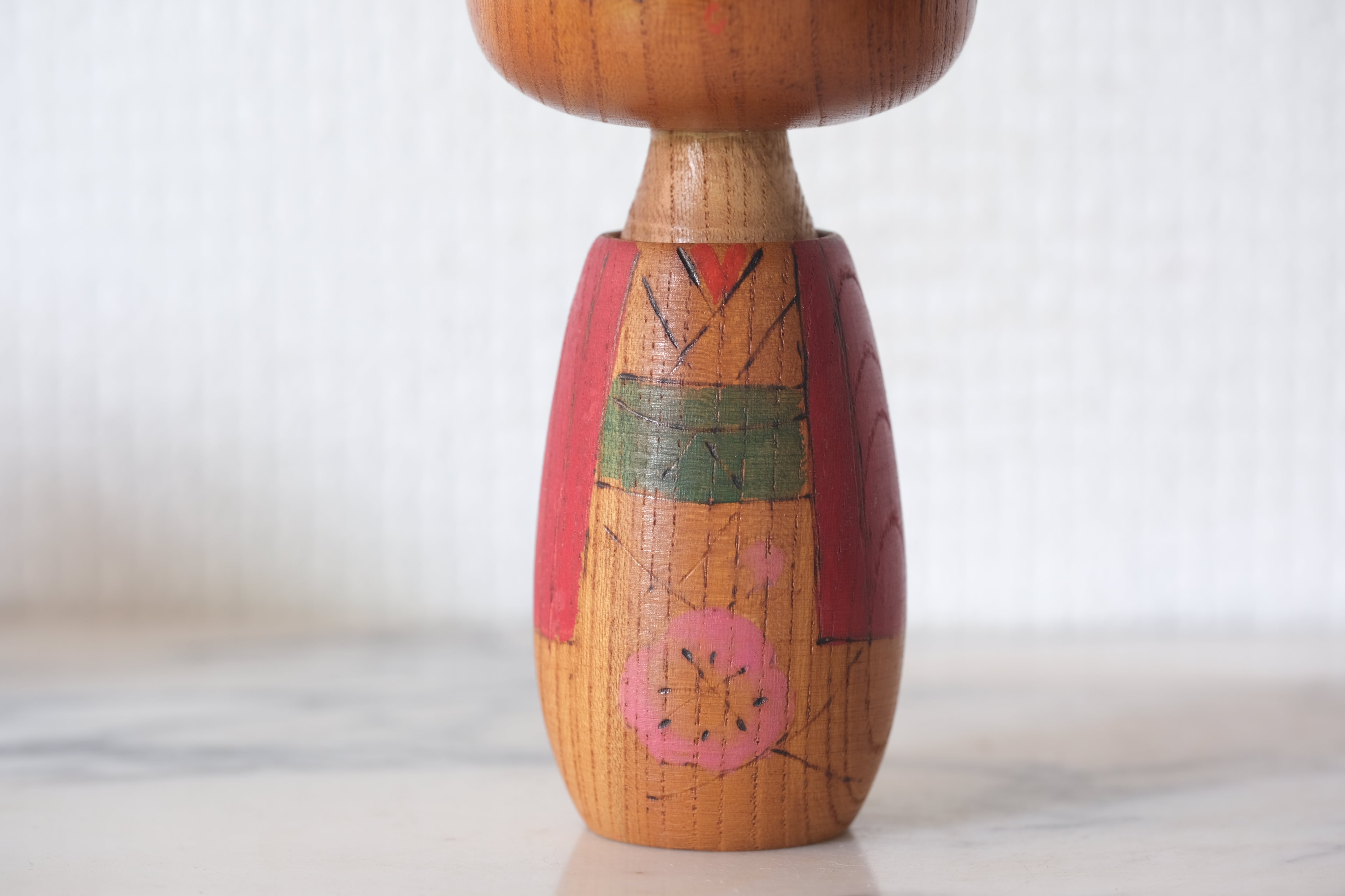 Vintage Sosaku Kokeshi by Toshiharu 利春作 | 12,5 cm