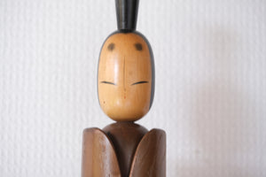 Exclusive Vintage Sosaku Kokeshi By the Award-winning Shozan Shido (1932-1995) | 47 cm