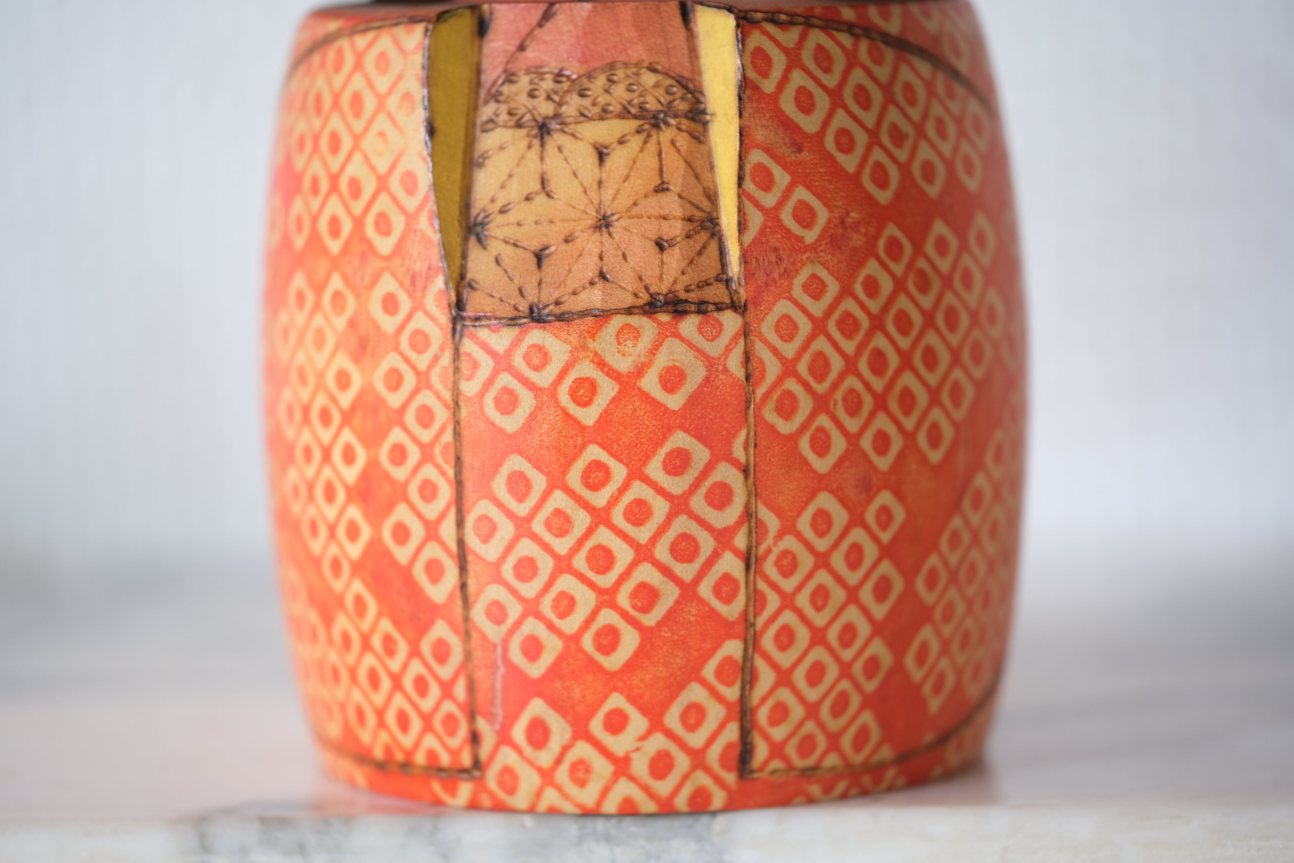 Rare Vintage Gumma Kokeshi by Kazuo Takamizawa 高見沢一夫 (1927-) | 16,5 cm