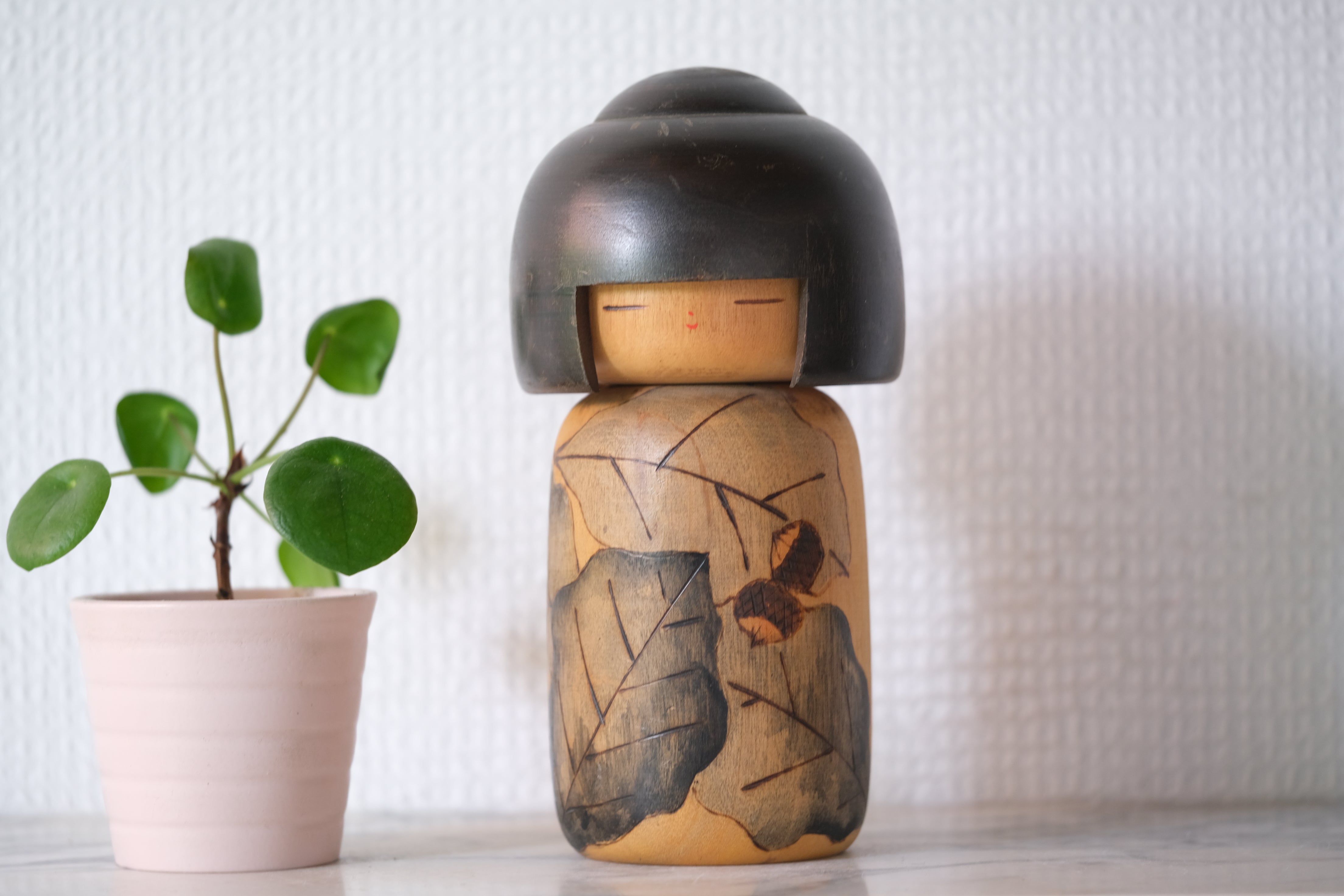 Vintage Gumma Kokeshi by Yuji Kawase 川瀬祐志作 (1938-) | 17 cm