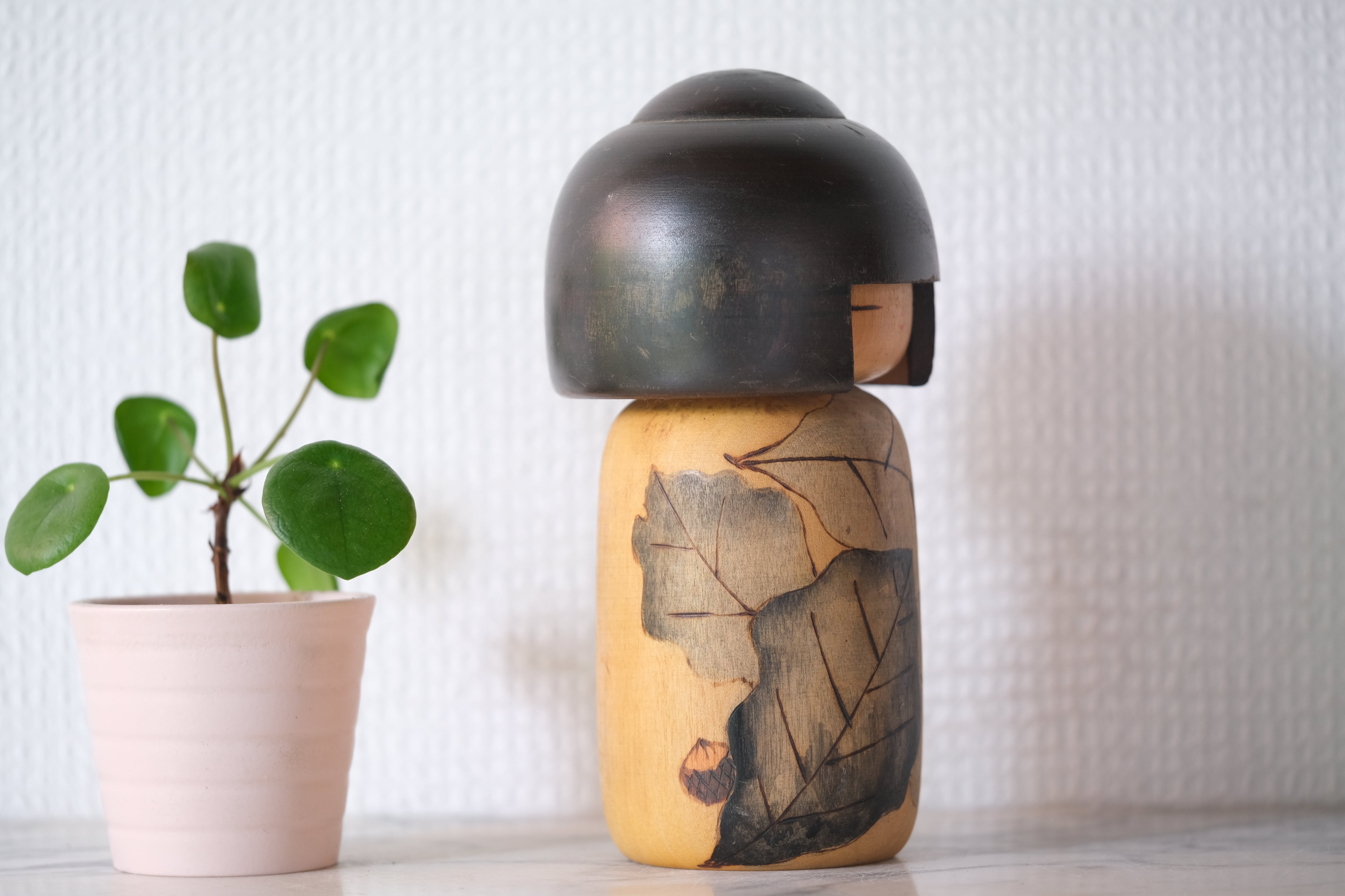 Vintage Gumma Kokeshi by Yuji Kawase 川瀬祐志作 (1938-) | 17 cm