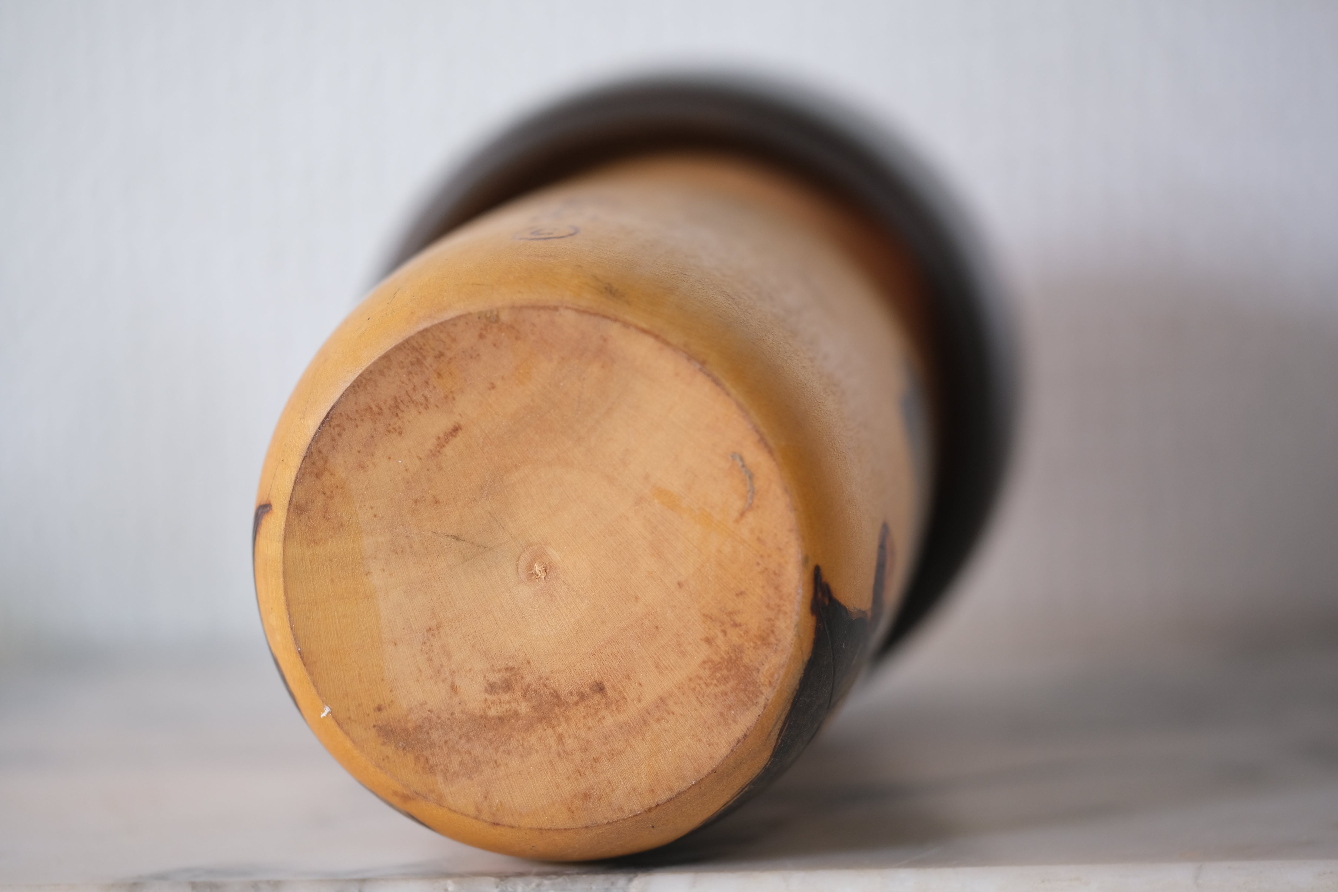 Vintage Gumma Kokeshi by Yuji Kawase 川瀬祐志作 (1938-) | 17 cm