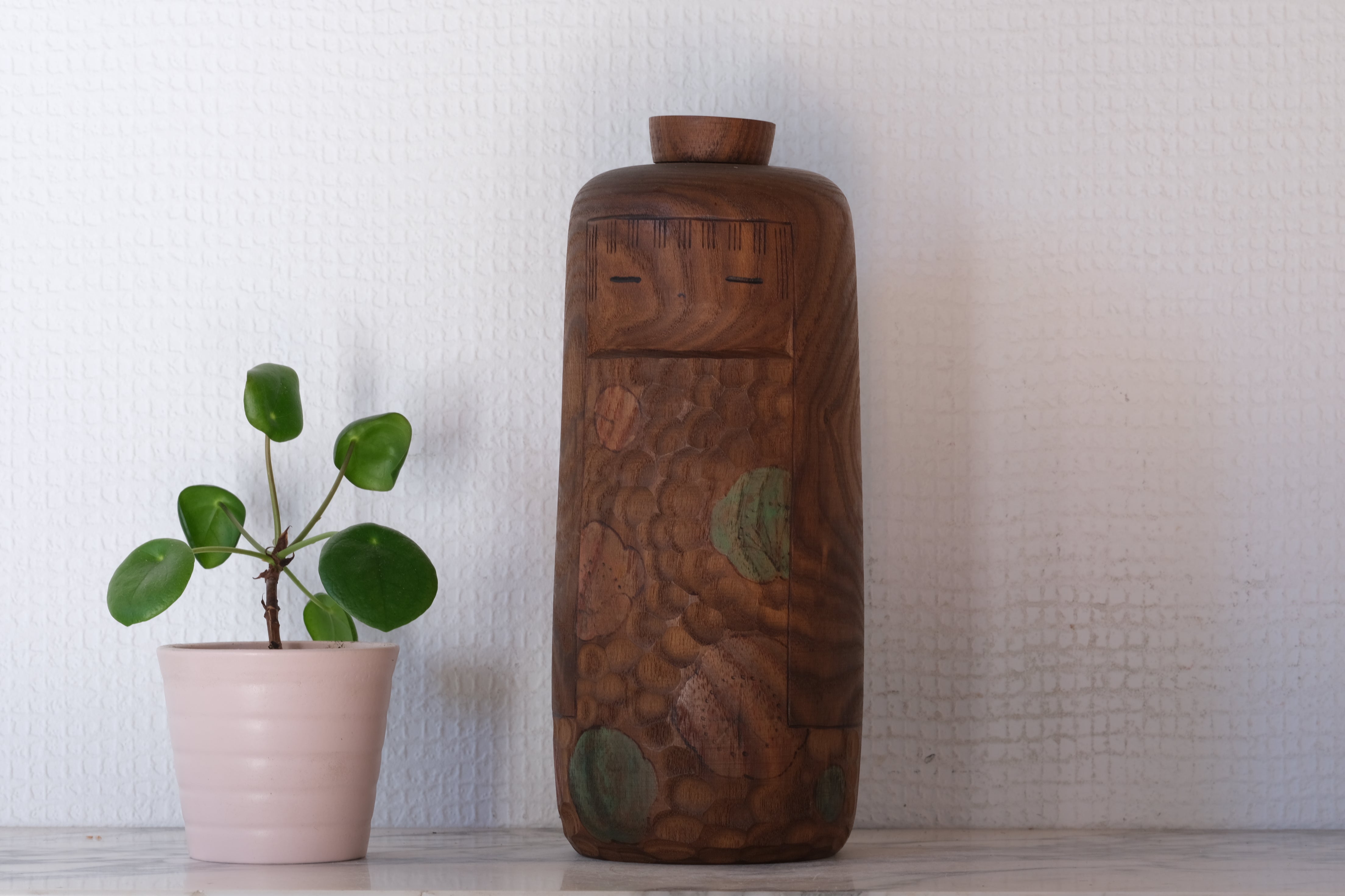 Exclusive Vintage Creative Kokeshi by Takanashi Hanpuushi | 20,5 cm